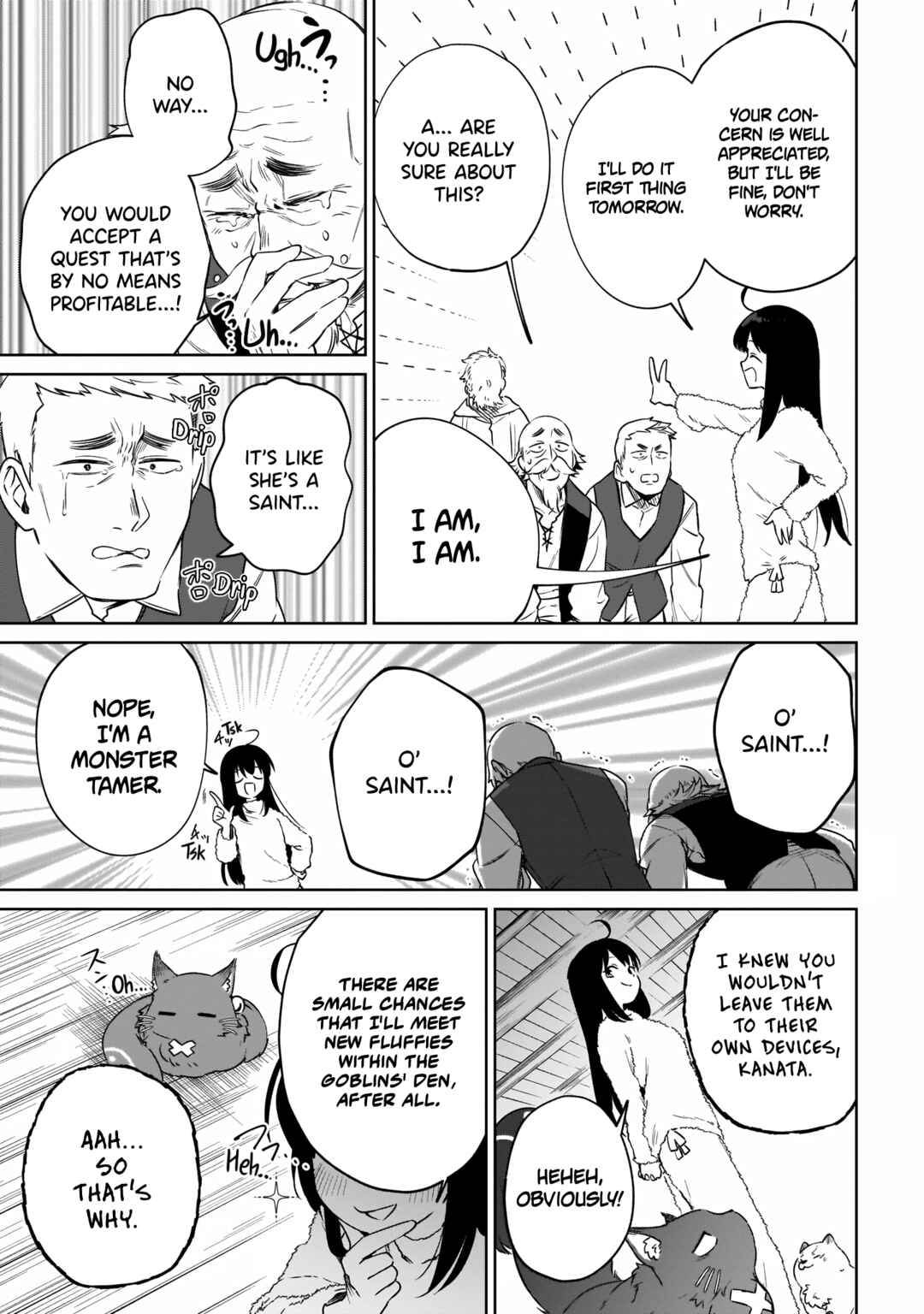 Page 19 Chapter 12 Seijo-sama? Iie, Toorisugari no Mamonotsukai Desu!: Zettai Muteki no Seijo wa Mofumofu to Tabi wo Suru