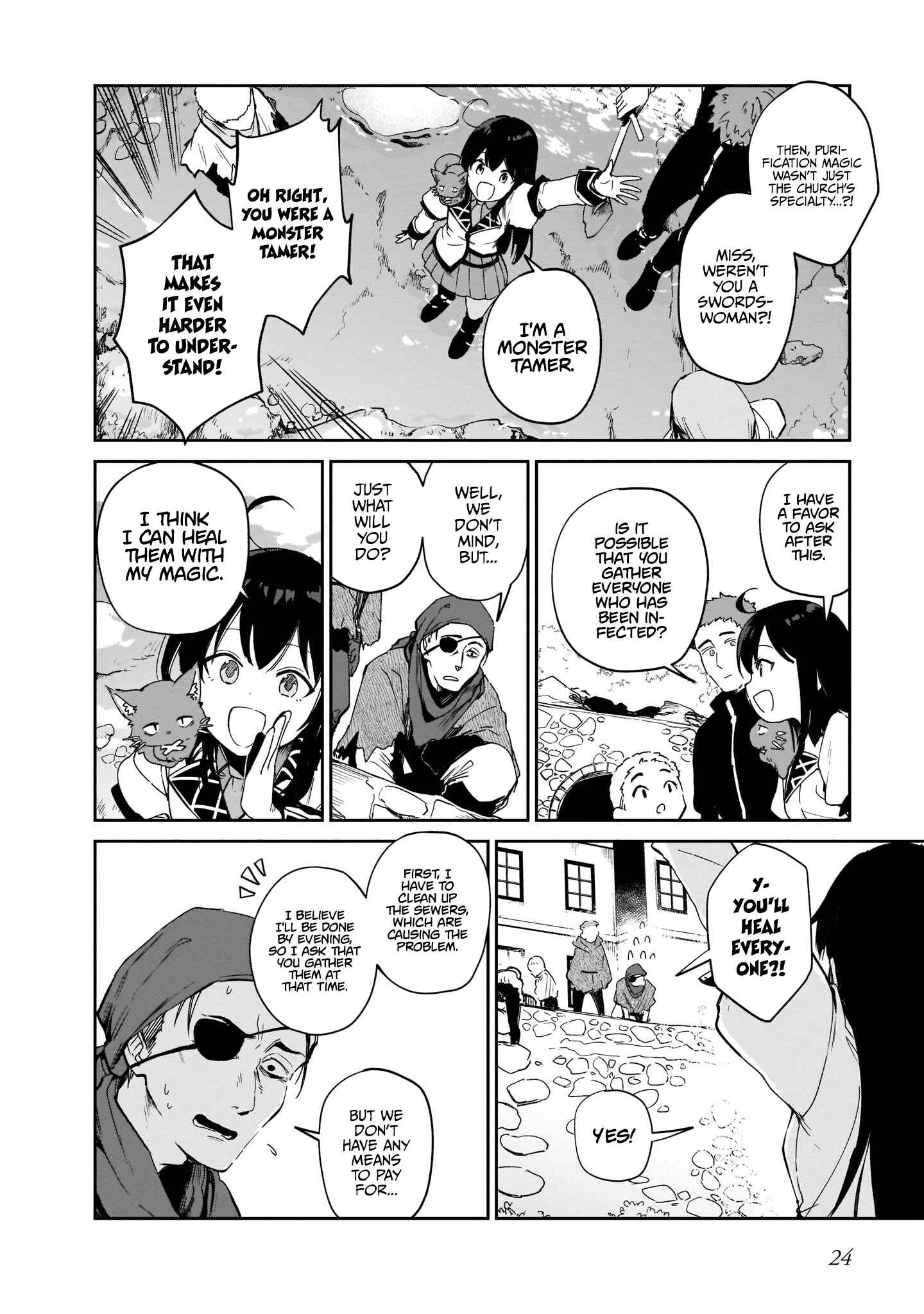 Page 22 Chapter 4 Seijo-sama? Iie, Toorisugari no Mamonotsukai Desu!: Zettai Muteki no Seijo wa Mofumofu to Tabi wo Suru