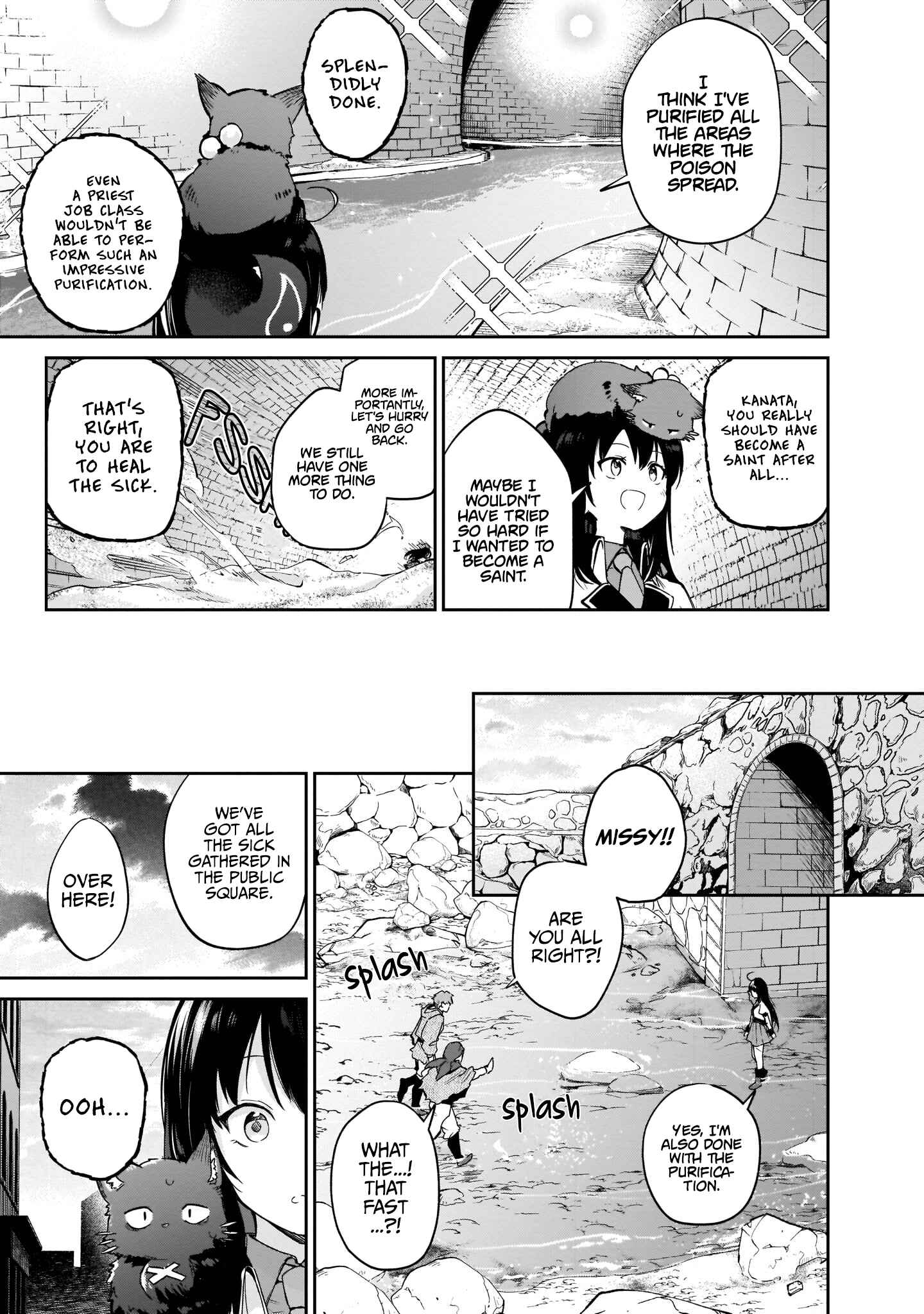 Page 35 Chapter 4 Seijo-sama? Iie, Toorisugari no Mamonotsukai Desu!: Zettai Muteki no Seijo wa Mofumofu to Tabi wo Suru