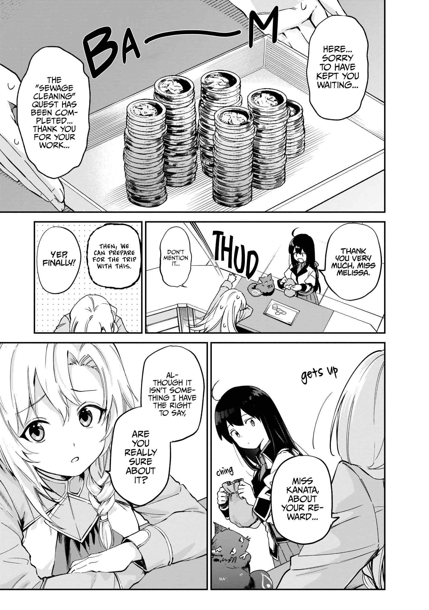 Page 49 Chapter 4 Seijo-sama? Iie, Toorisugari no Mamonotsukai Desu!: Zettai Muteki no Seijo wa Mofumofu to Tabi wo Suru