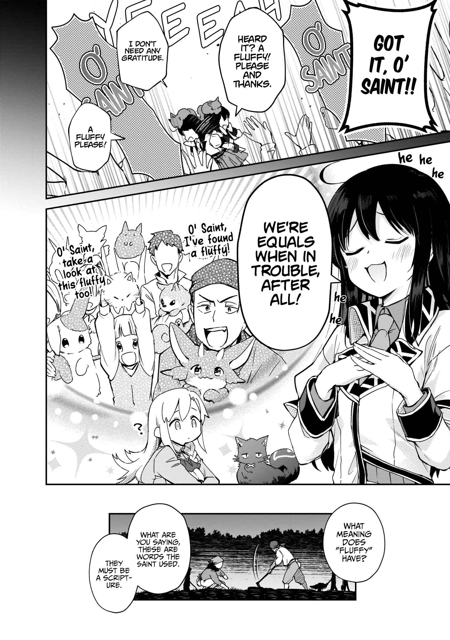 Page 52 Chapter 4 Seijo-sama? Iie, Toorisugari no Mamonotsukai Desu!: Zettai Muteki no Seijo wa Mofumofu to Tabi wo Suru