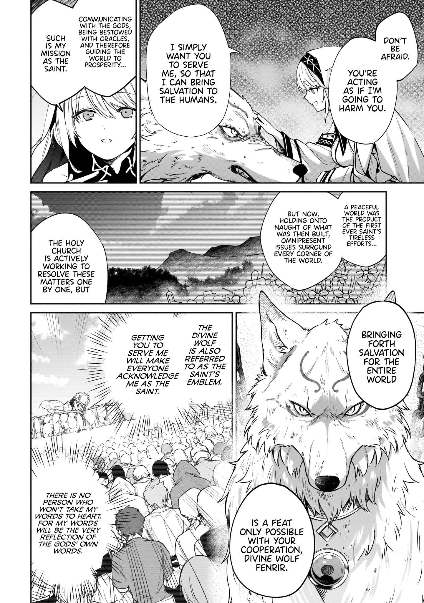 Page 2 Chapter 8 Seijo-sama? Iie, Toorisugari no Mamonotsukai Desu!: Zettai Muteki no Seijo wa Mofumofu to Tabi wo Suru