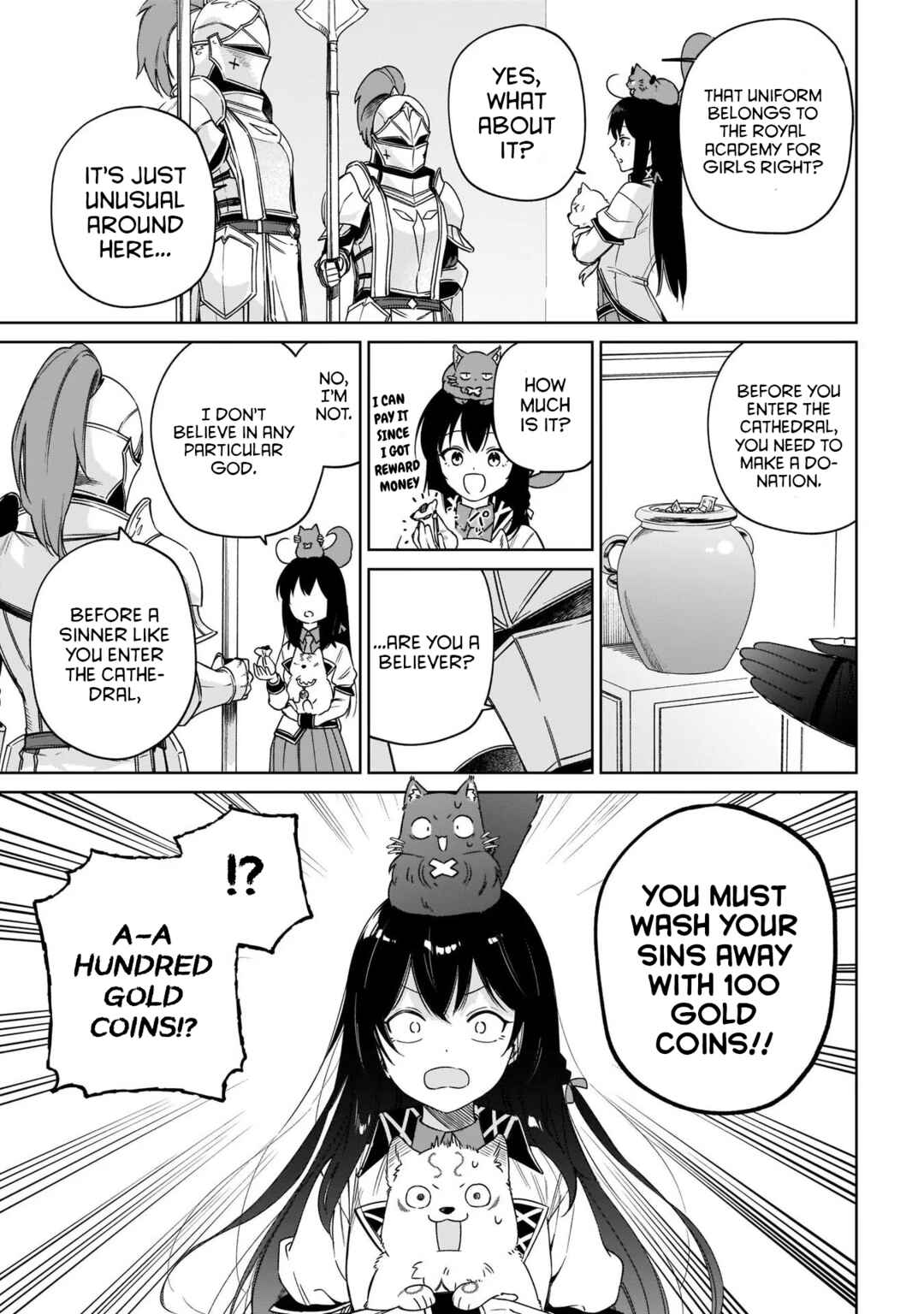 Page 23 Chapter 16 Seijo-sama? Iie, Toorisugari no Mamonotsukai Desu!: Zettai Muteki no Seijo wa Mofumofu to Tabi wo Suru