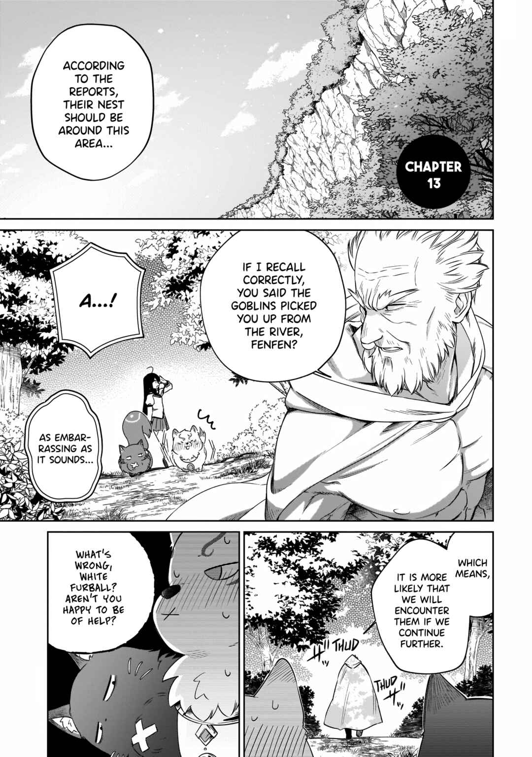 Page 1 Chapter 13 Seijo-sama? Iie, Toorisugari no Mamonotsukai Desu!: Zettai Muteki no Seijo wa Mofumofu to Tabi wo Suru