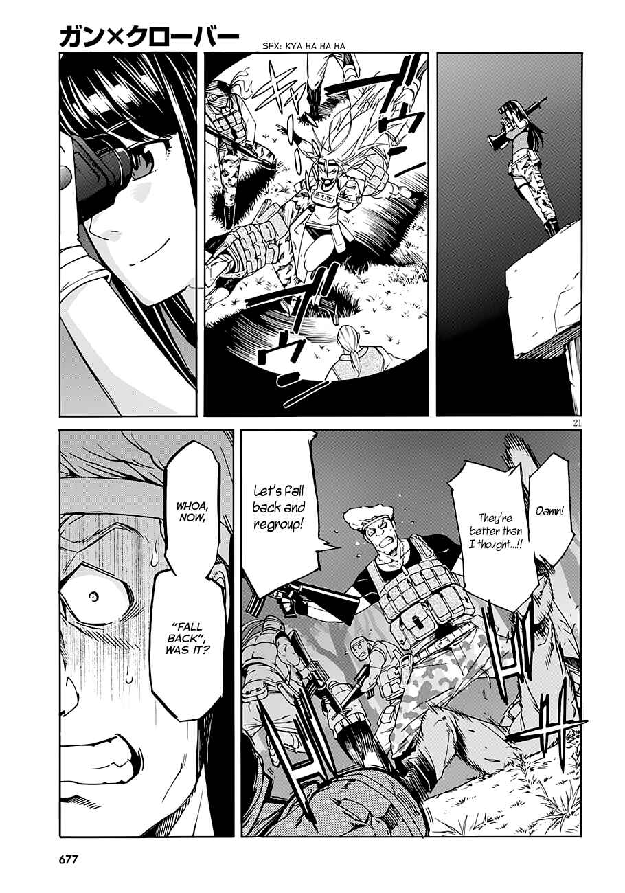 Page 22 Chapter 42 Gun X Clover