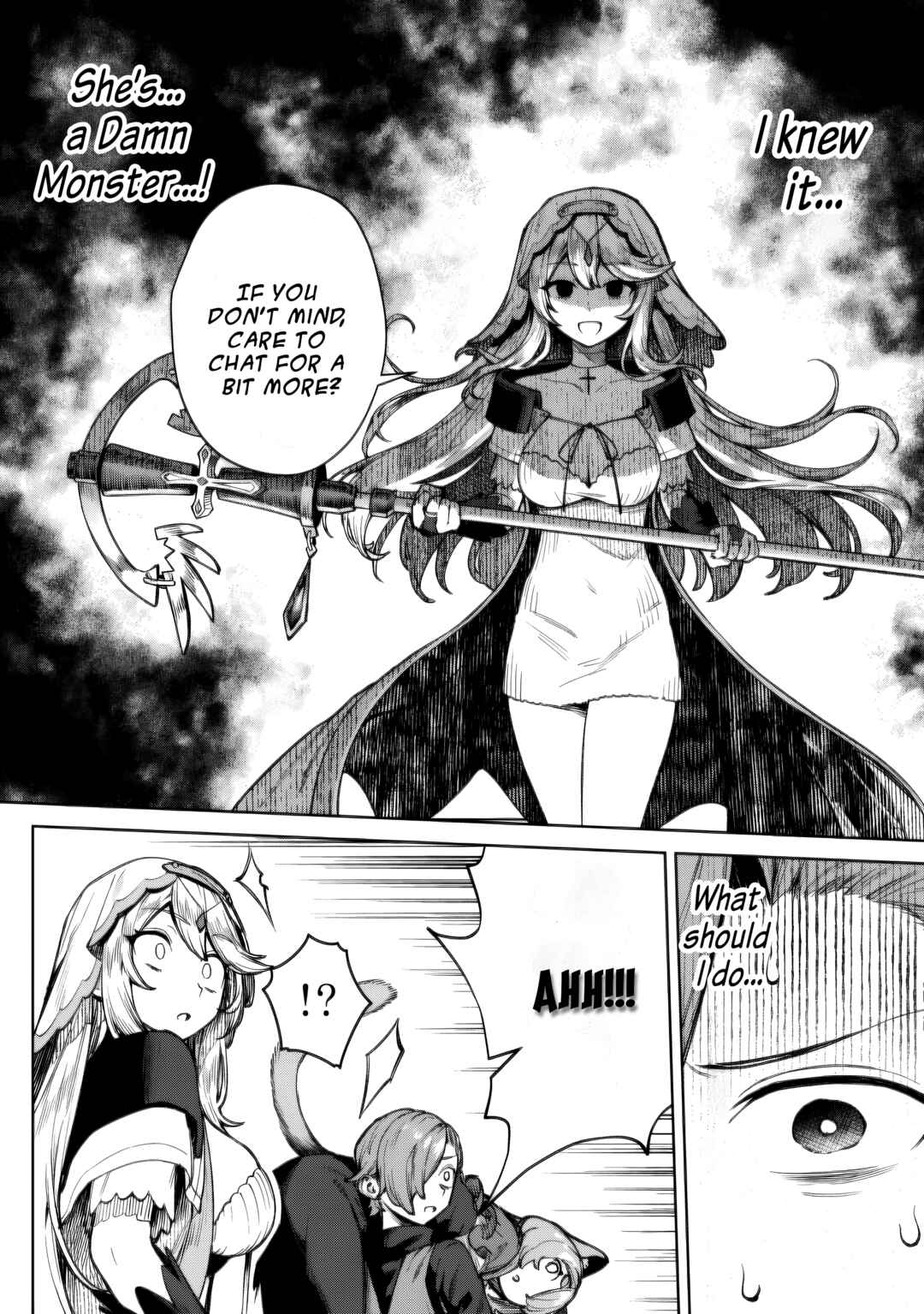 Page 8 Chapter 3.2 Kuromaku Ikka ni Tensei Shita kedo Gensaku Mushishite Dokuritsu Suru