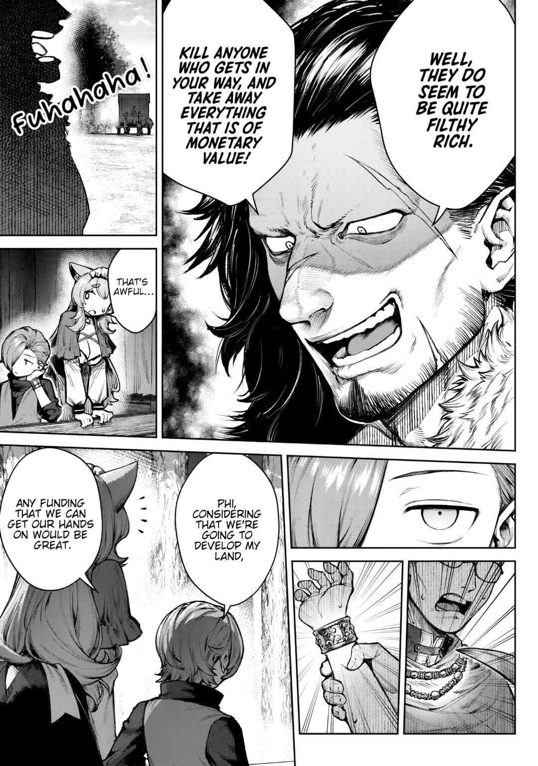 Page 8 Chapter 4 Kuromaku Ikka ni Tensei Shita kedo Gensaku Mushishite Dokuritsu Suru