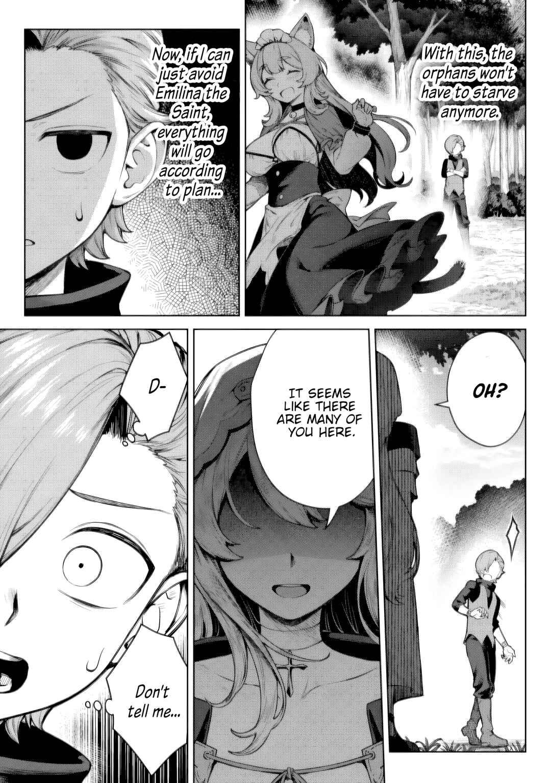 Page 9 Chapter 3.1 Kuromaku Ikka ni Tensei Shita kedo Gensaku Mushishite Dokuritsu Suru