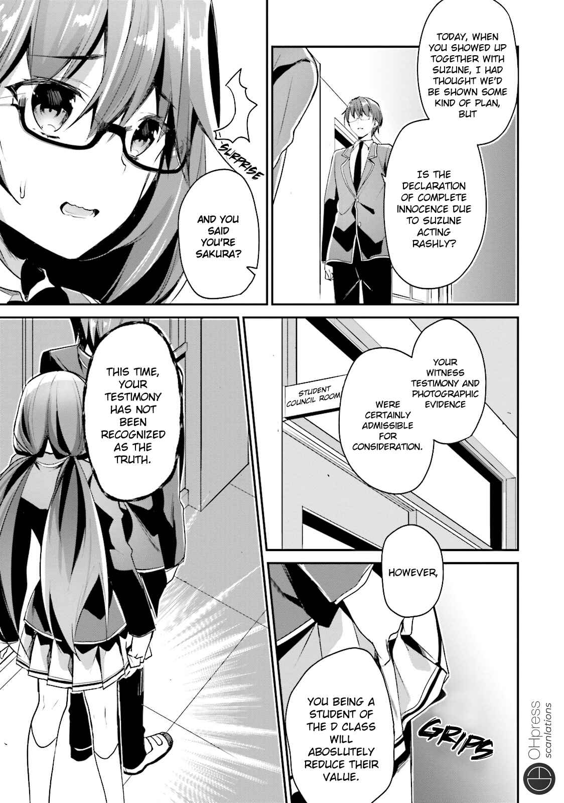 Page 24 Chapter 13 Classroom of the Elite