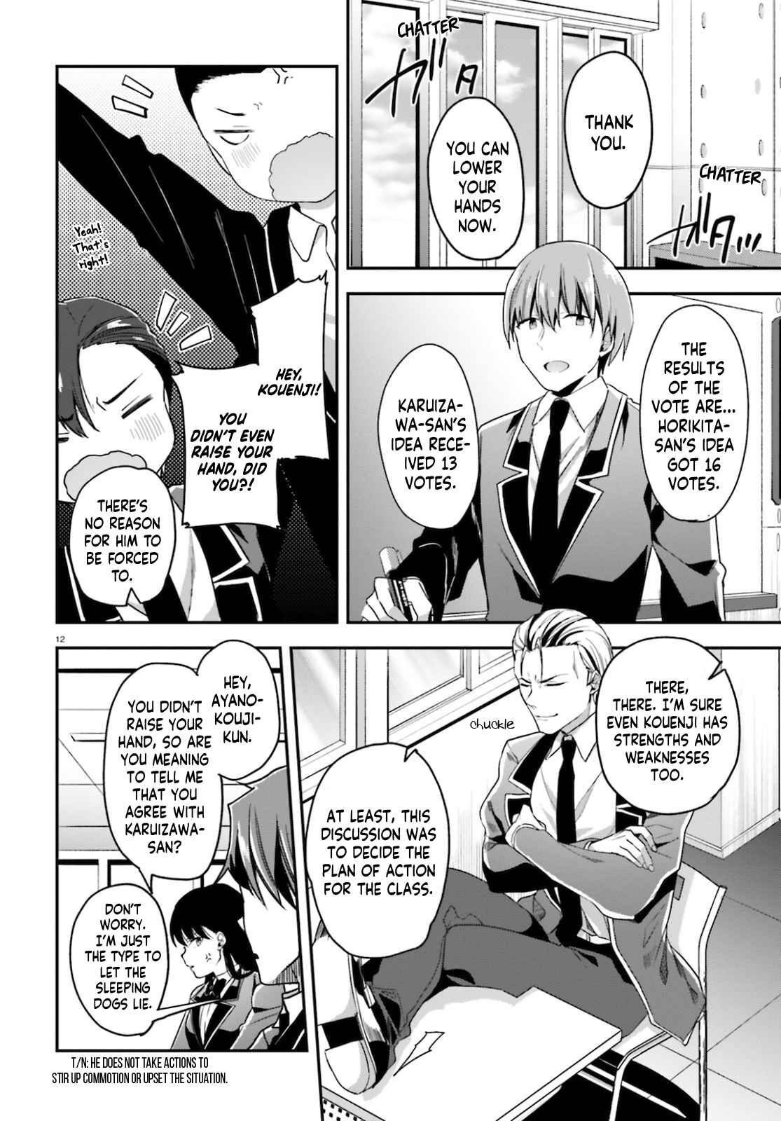 Page 13 Chapter 58 Classroom of the Elite