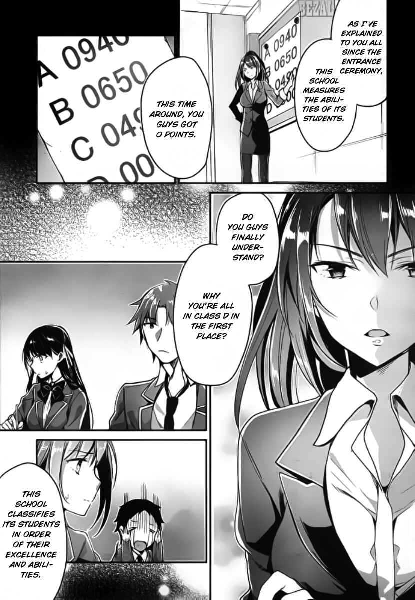 Page 12 Chapter 5 Classroom of the Elite