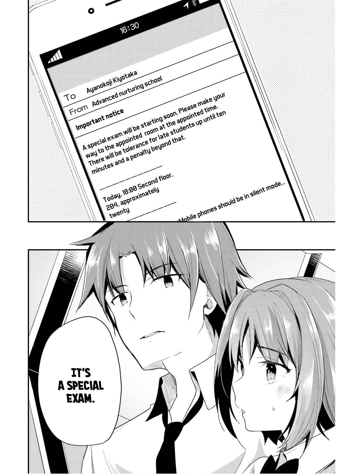 Page 34 Chapter 28 Classroom of the Elite