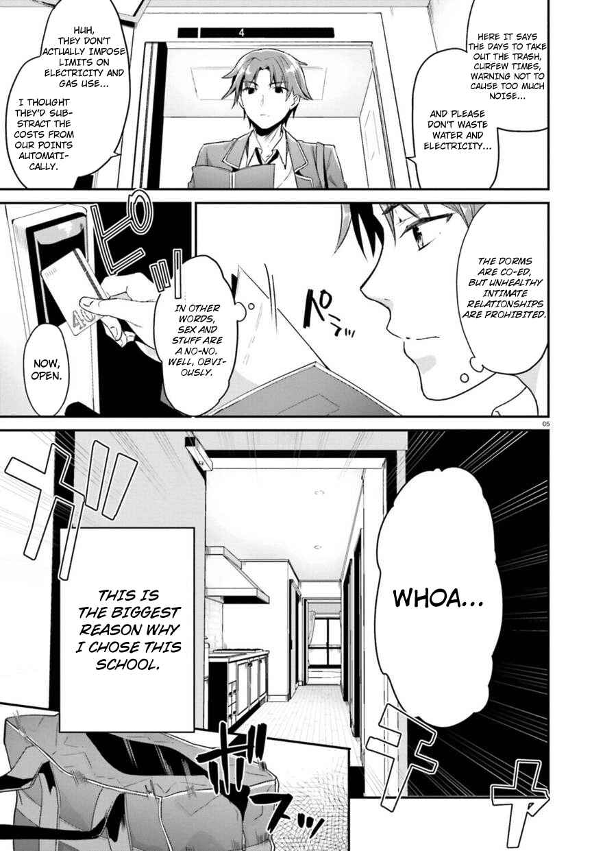 Page 5 Chapter 2 Classroom of the Elite
