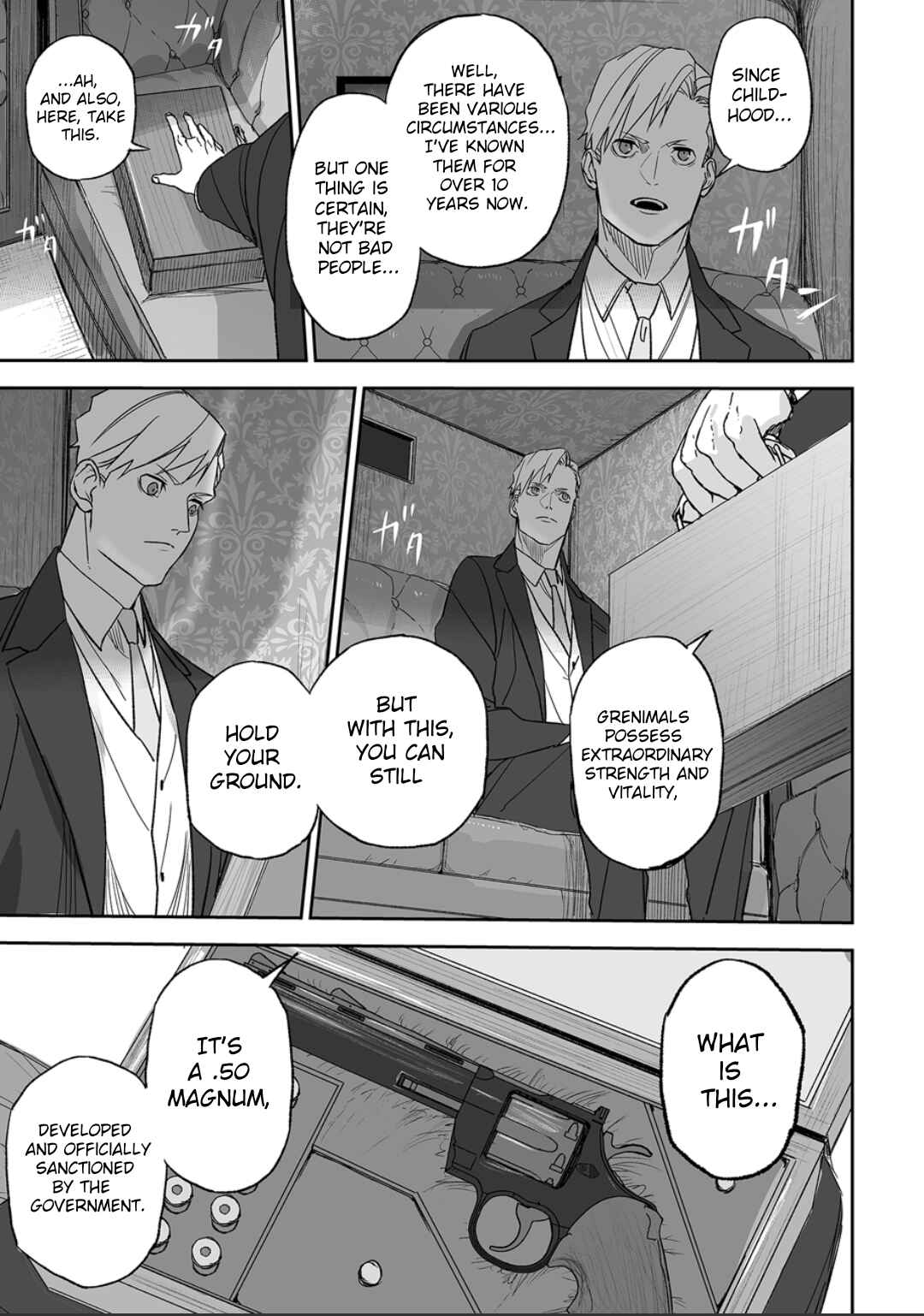 Page 34 Chapter 0 Grenimal no Shokeinin