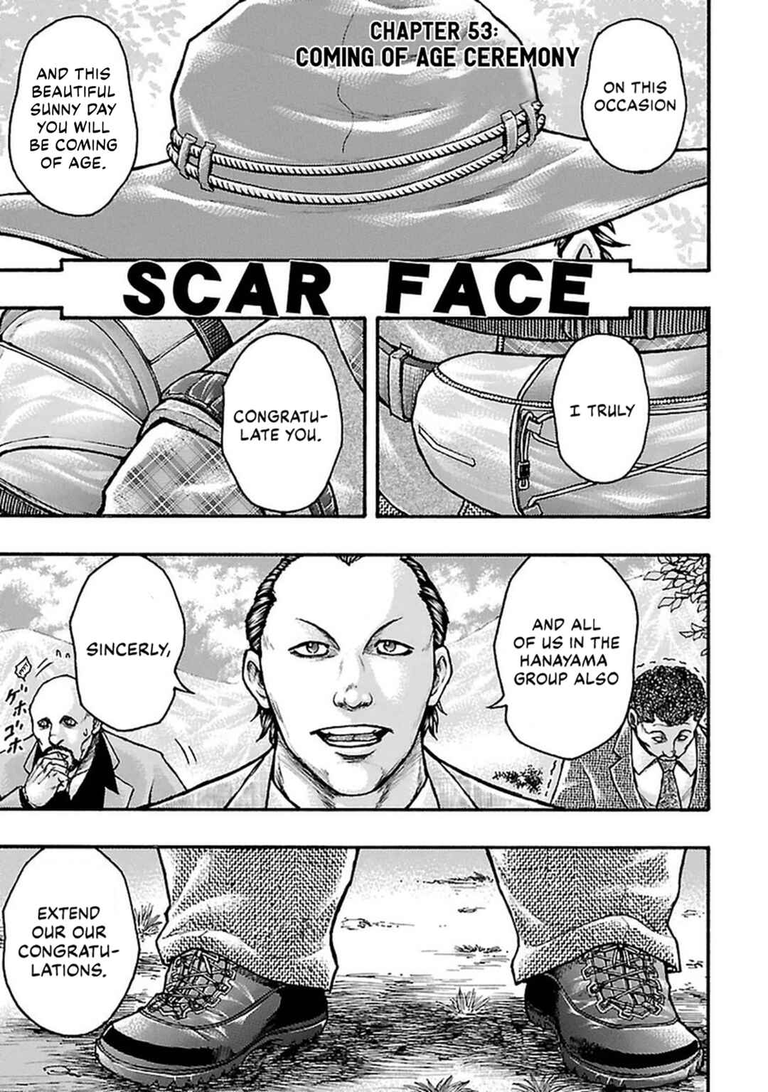 Page 1 Chapter 53 Baki Gaiden: Scarface