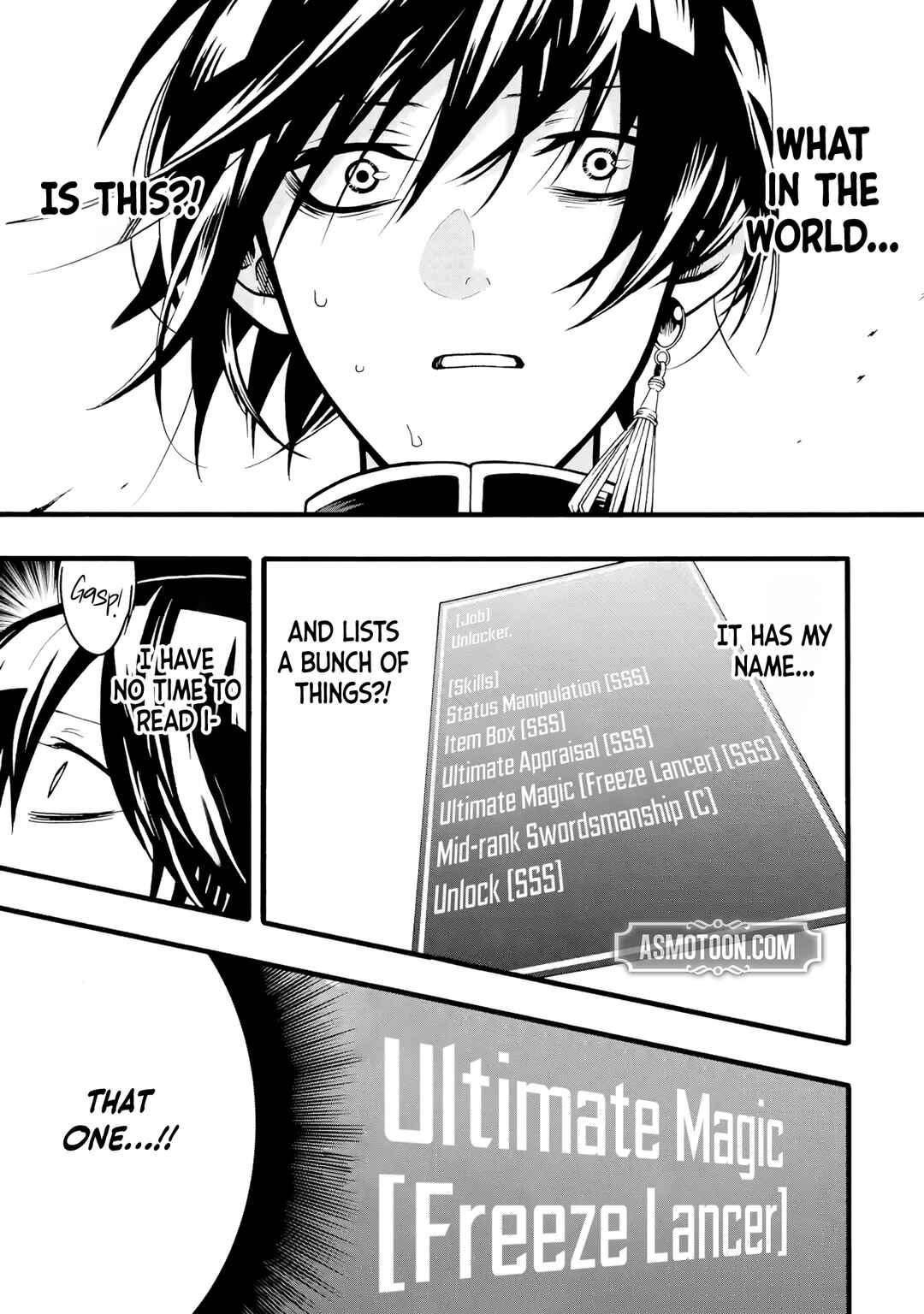 Page 50 Chapter 1 Ore dake Status Open Dekiru Kudan