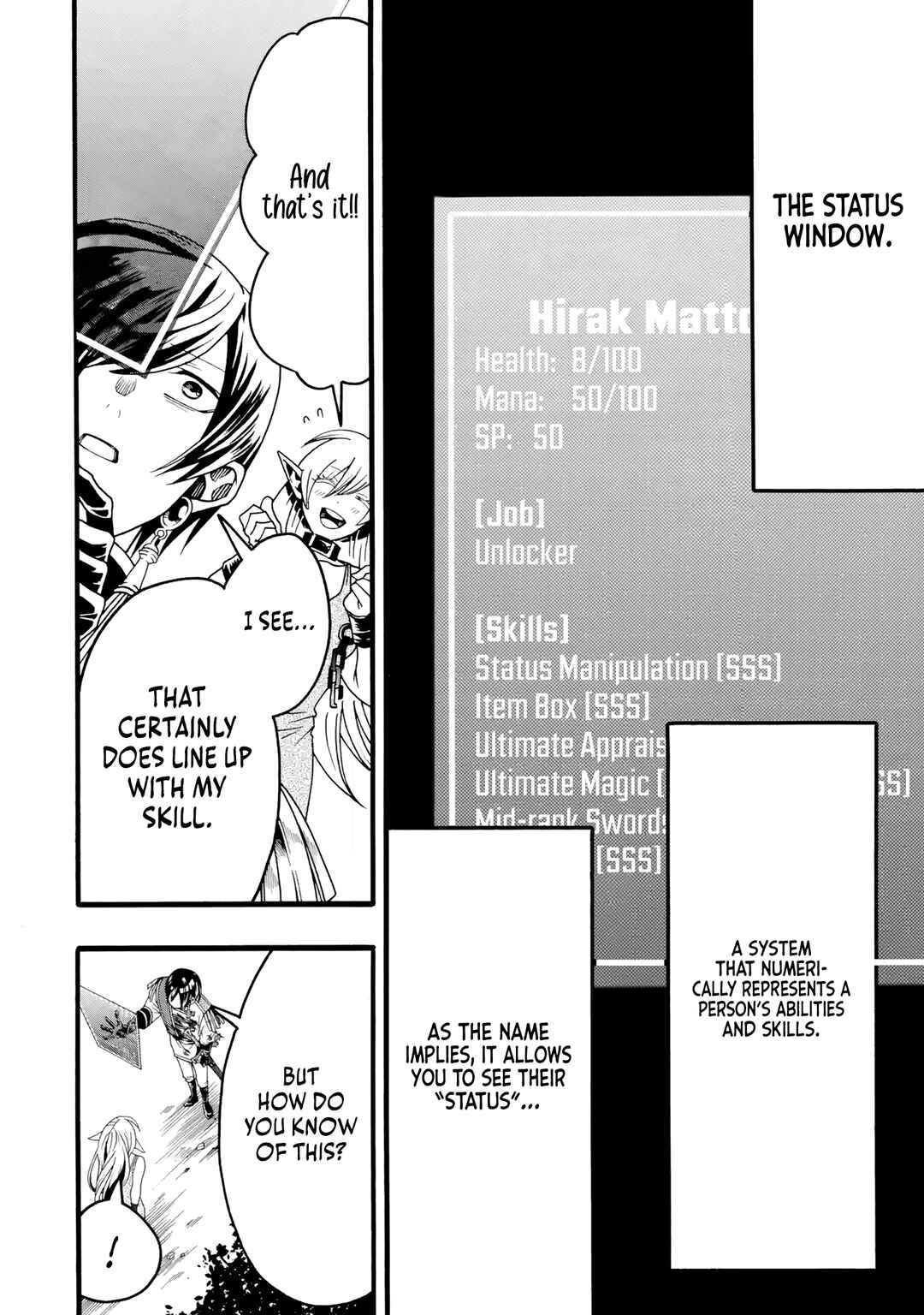 Page 5 Chapter 2 Ore dake Status Open Dekiru Kudan