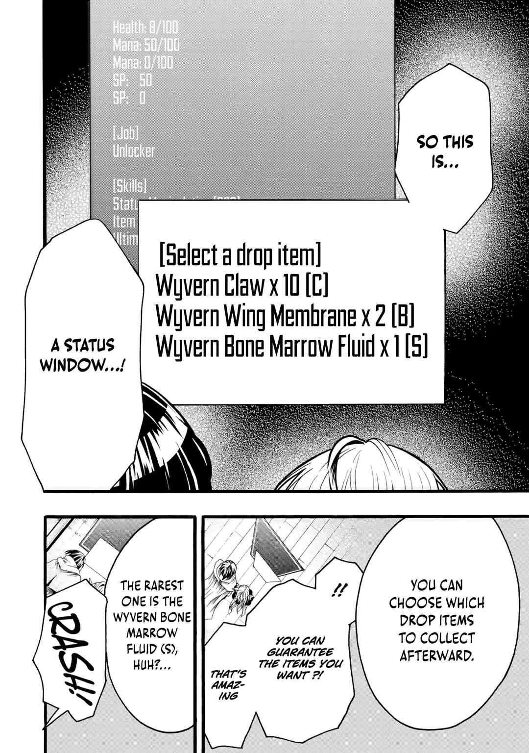 Page 11 Chapter 3 Ore dake Status Open Dekiru Kudan