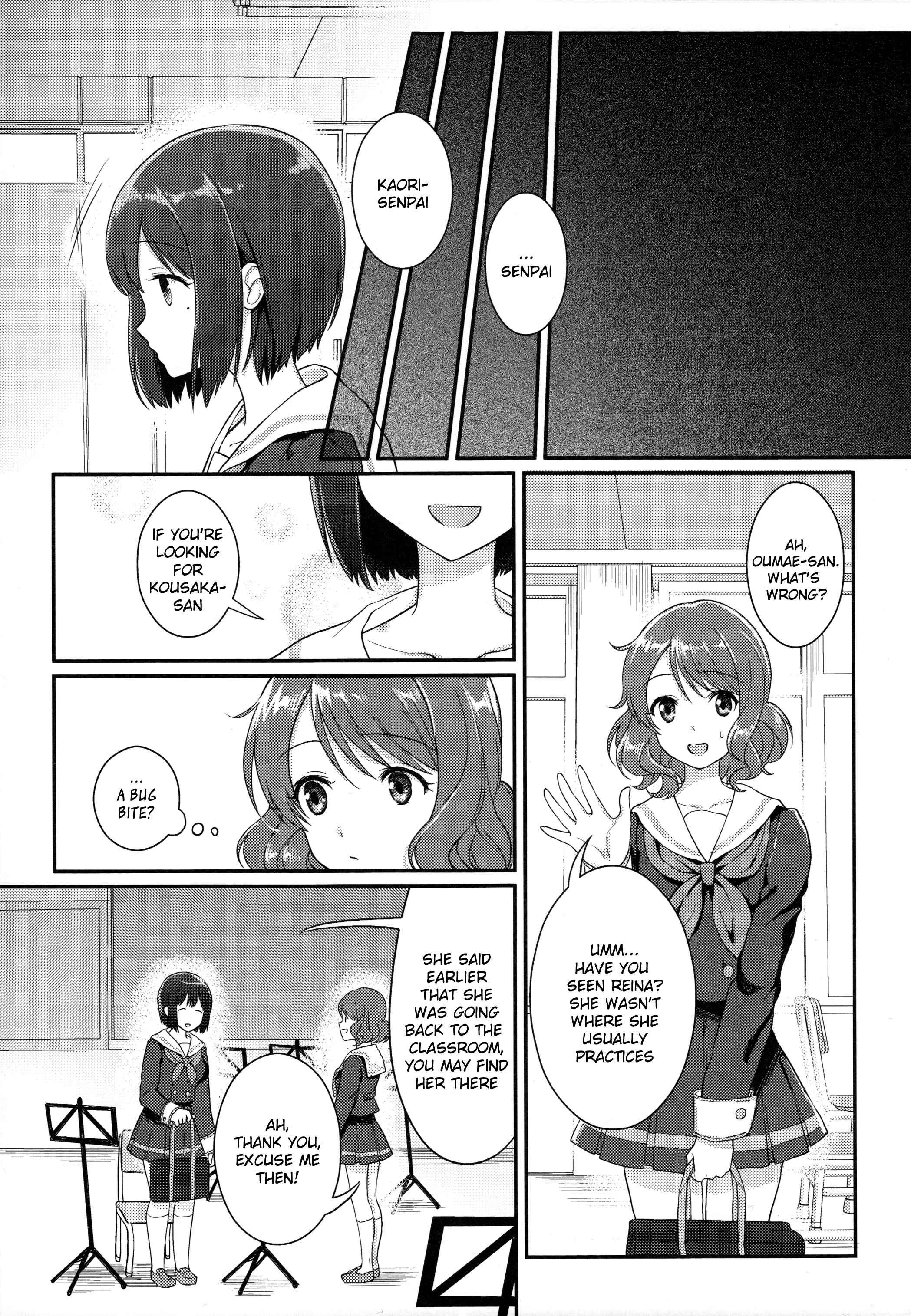 Page 6 Chapter Unknown_a7ef Hibike! Euphonium - Asuka-senpai to Kaori-senpai no Hyaku Gappon desu (Doujinshi)