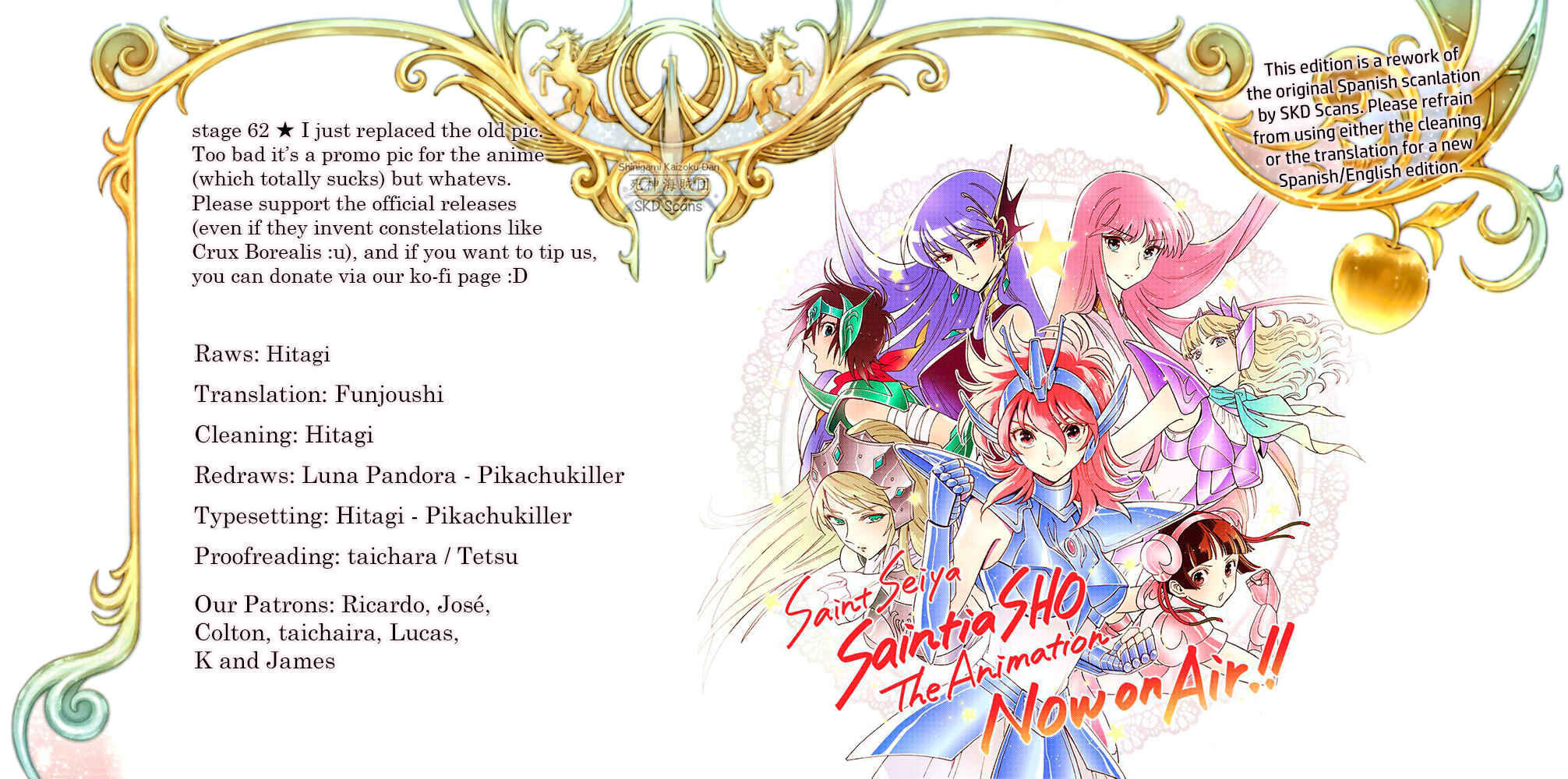 Page 2 Chapter 62 Saint Seiya: Saintia Sho
