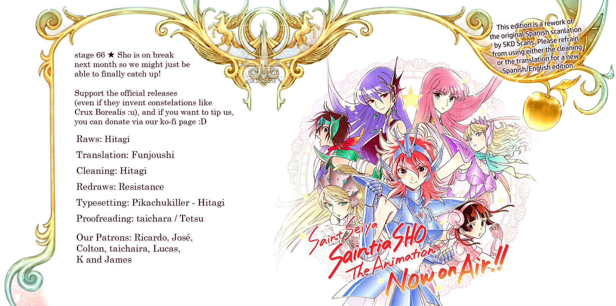 Page 1 Chapter 66 Saint Seiya: Saintia Sho