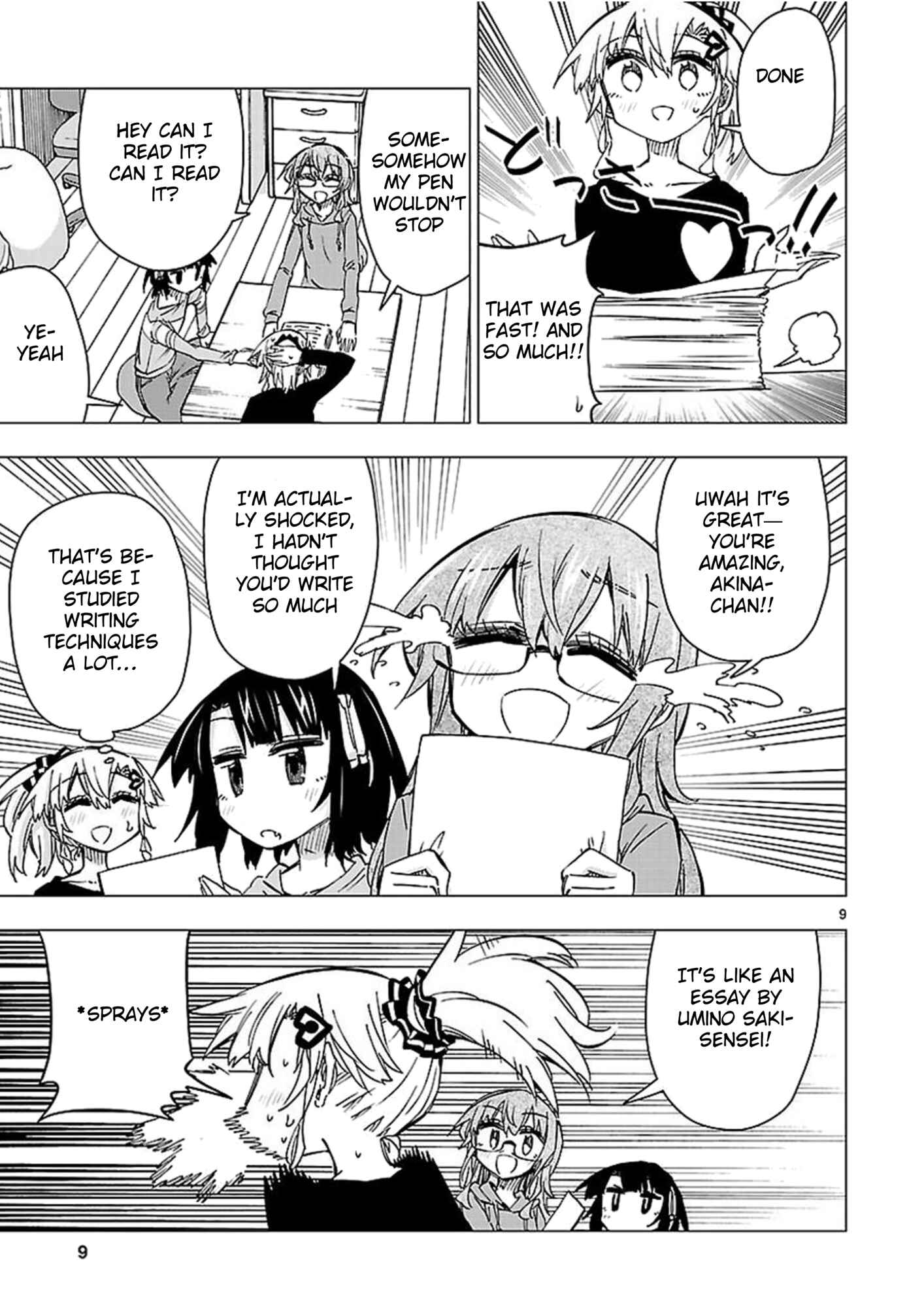 Page 9 Chapter 42 Shinozaki-san Ki wo Ota Shika ni!
