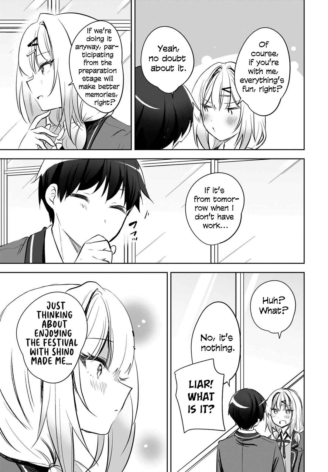 Page 12 Chapter 13 Ushiro no Seki no Gal ni Sukarete Shimatta. - Mou Ore wa Dame kamo Shirenai.