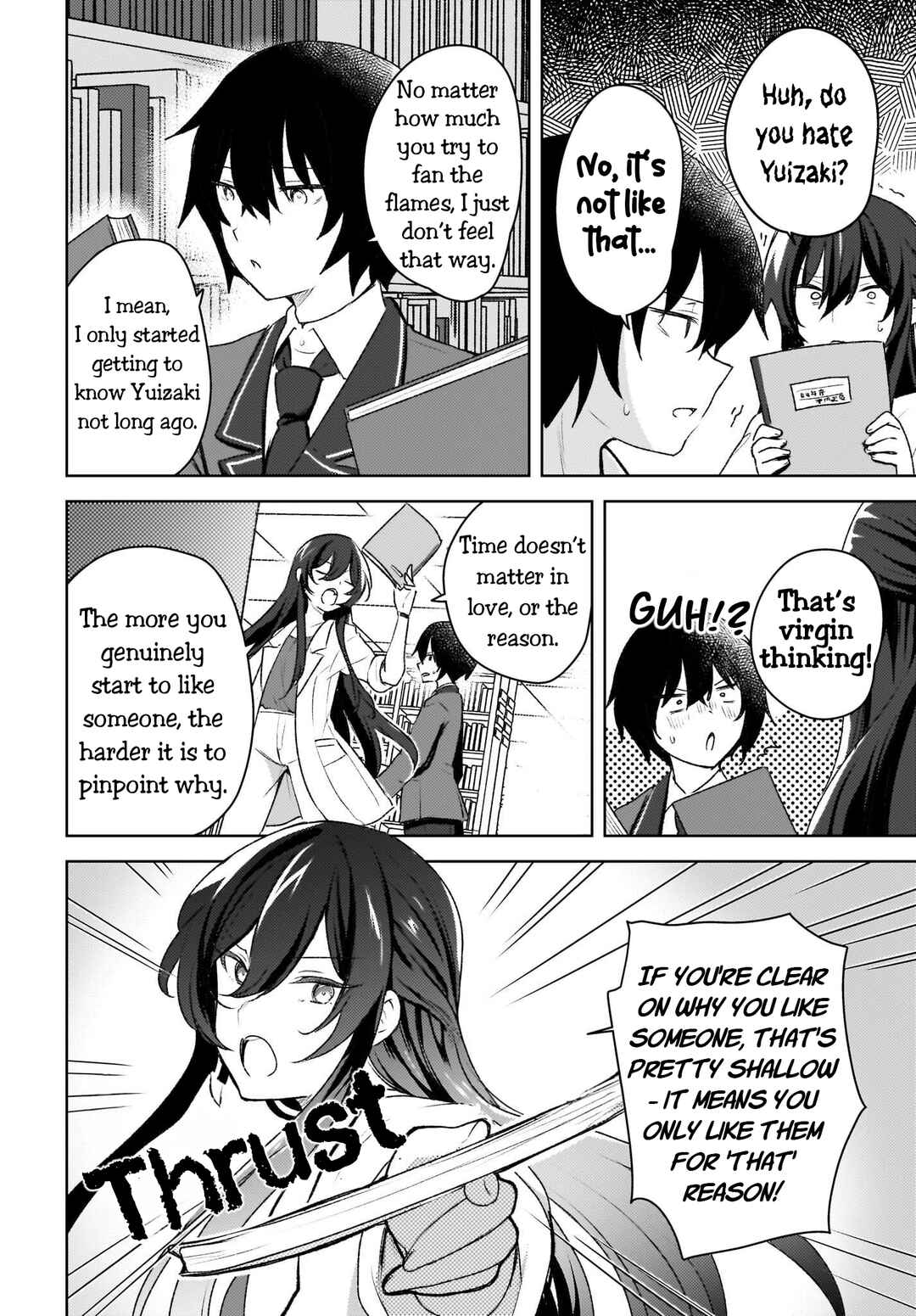 Page 10 Chapter 4 Ushiro no Seki no Gal ni Sukarete Shimatta. - Mou Ore wa Dame kamo Shirenai.