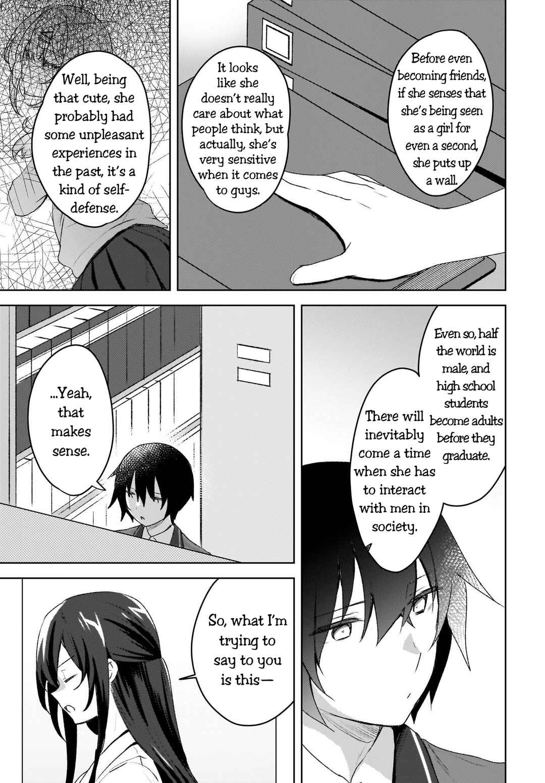 Page 7 Chapter 4 Ushiro no Seki no Gal ni Sukarete Shimatta. - Mou Ore wa Dame kamo Shirenai.