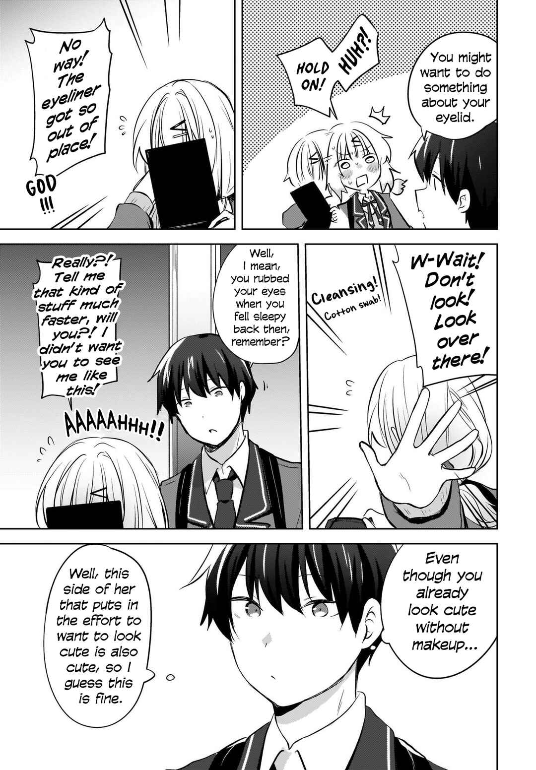 Page 10 Chapter 11 Ushiro no Seki no Gal ni Sukarete Shimatta. - Mou Ore wa Dame kamo Shirenai.