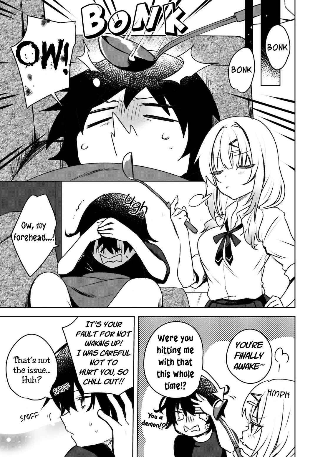 Page 13 Chapter 3 Ushiro no Seki no Gal ni Sukarete Shimatta. - Mou Ore wa Dame kamo Shirenai.