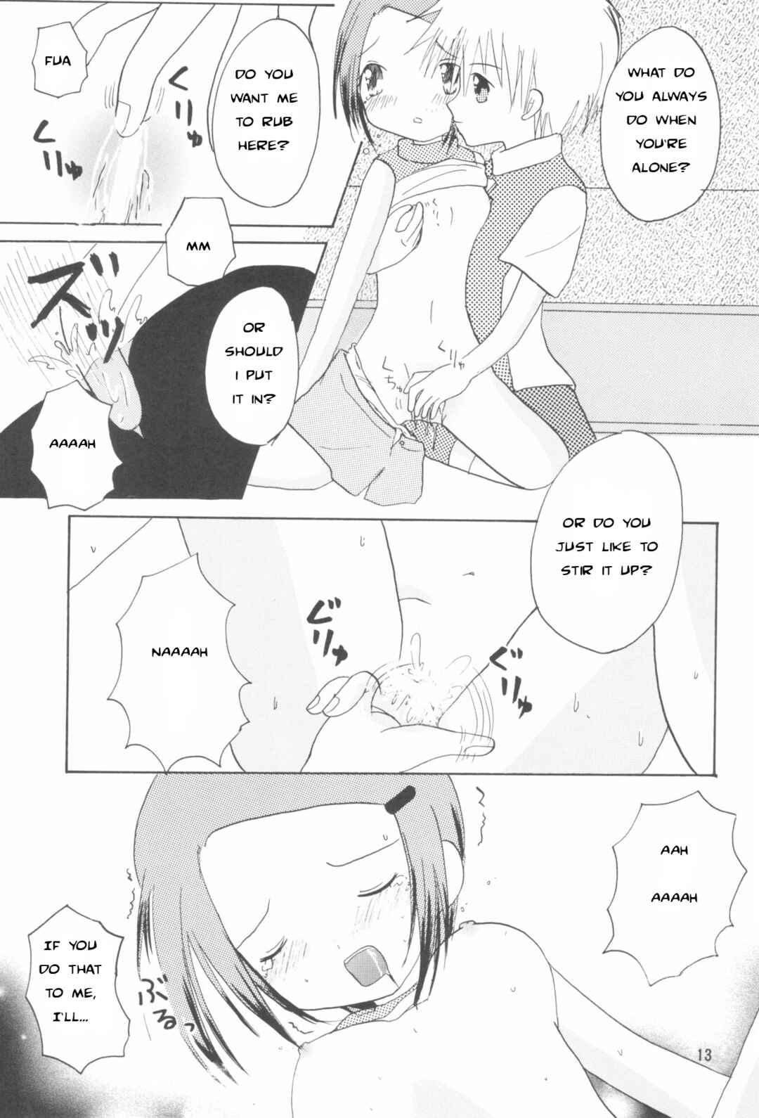 Page 12 Chapter Unknown_0aeb Digimon Adventure 02 - Hikari Mania (Doujinshi)