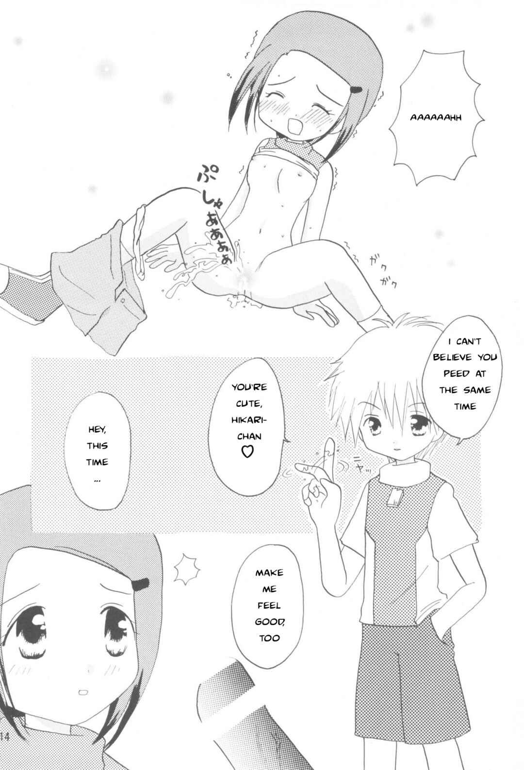 Page 13 Chapter Unknown_0aeb Digimon Adventure 02 - Hikari Mania (Doujinshi)