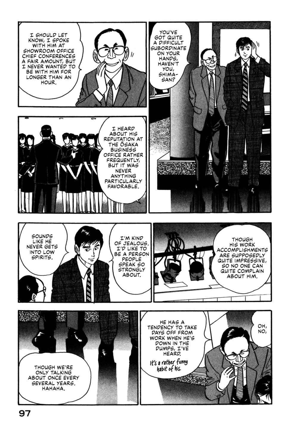 Page 9 Chapter 60 Section Chief Shima Kōsaku