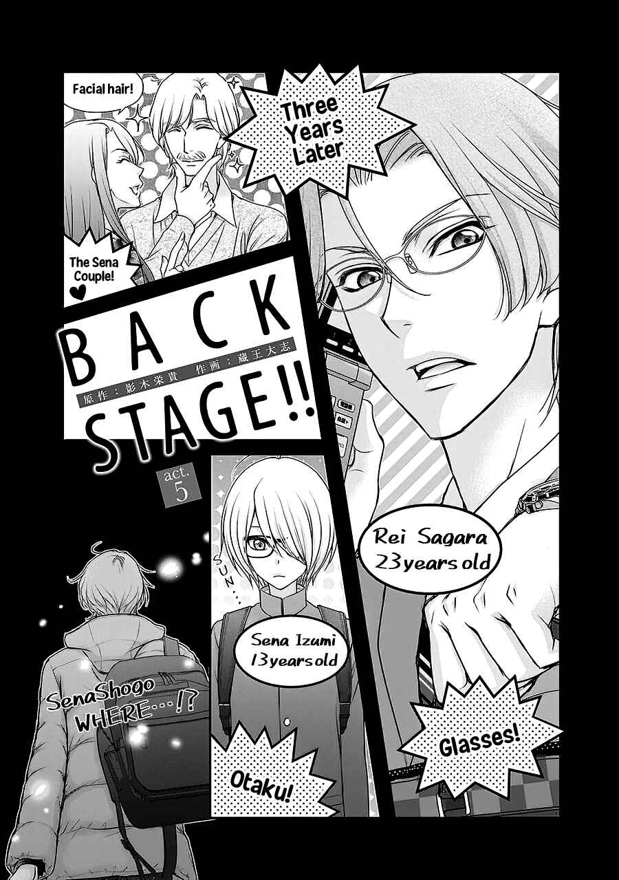 Page 1 Chapter 5 BACK STAGE!!