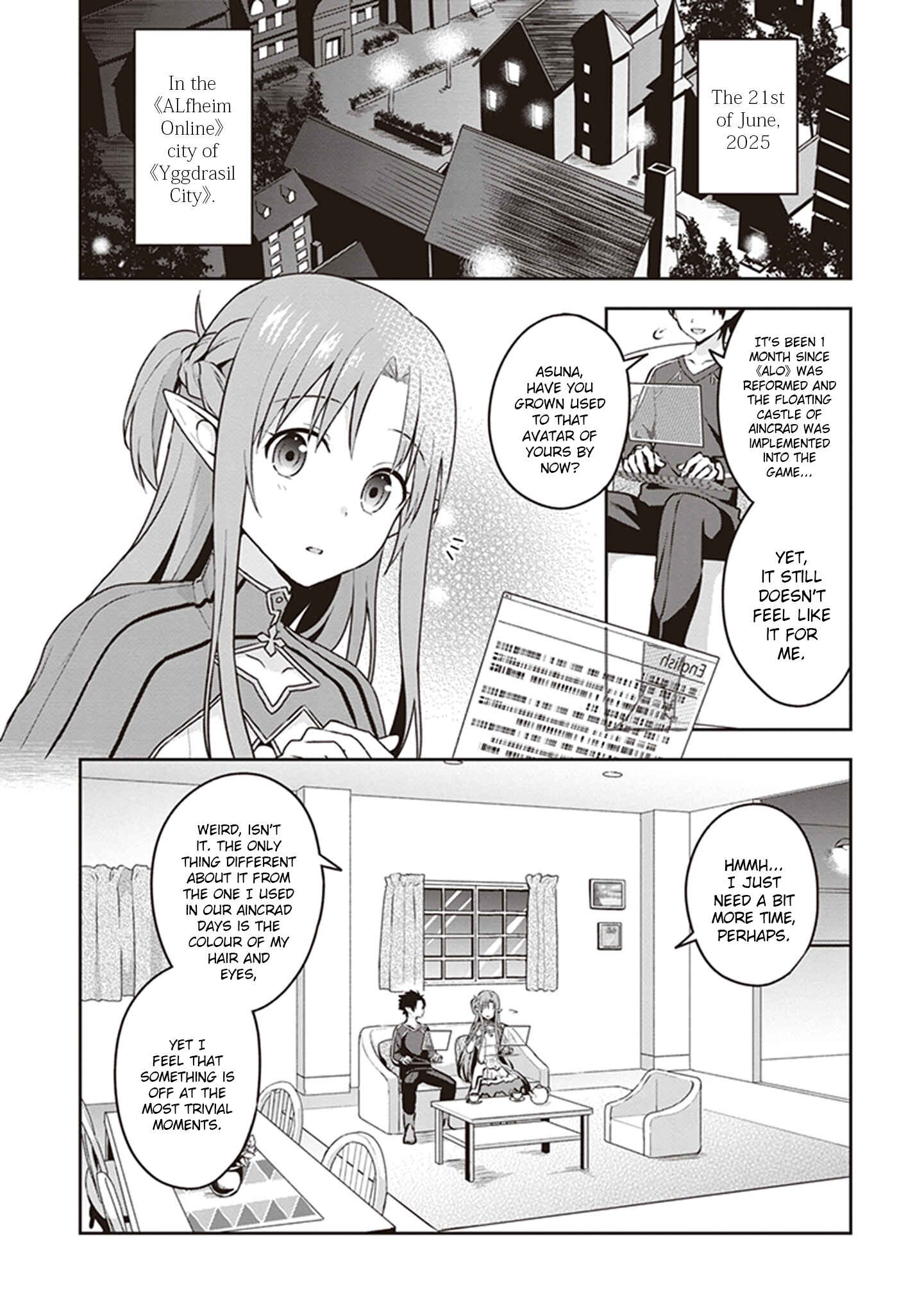 Page 2 Chapter 2 Sword Art Online: Kiss and Fly