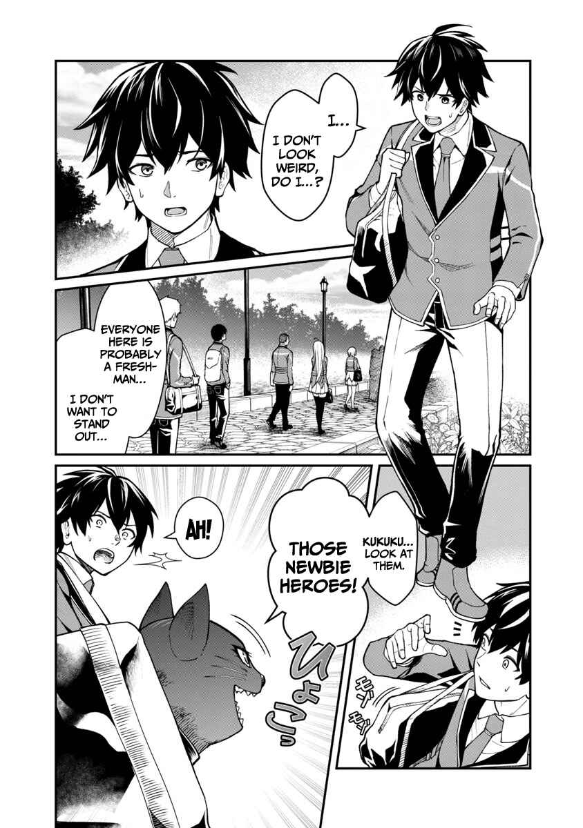 Page 6 Chapter 1.1 Saikyou no Maou ni Kitaerareta Yuusha, Isekai Kikansha-tachi no Gakuen de Musou Suru