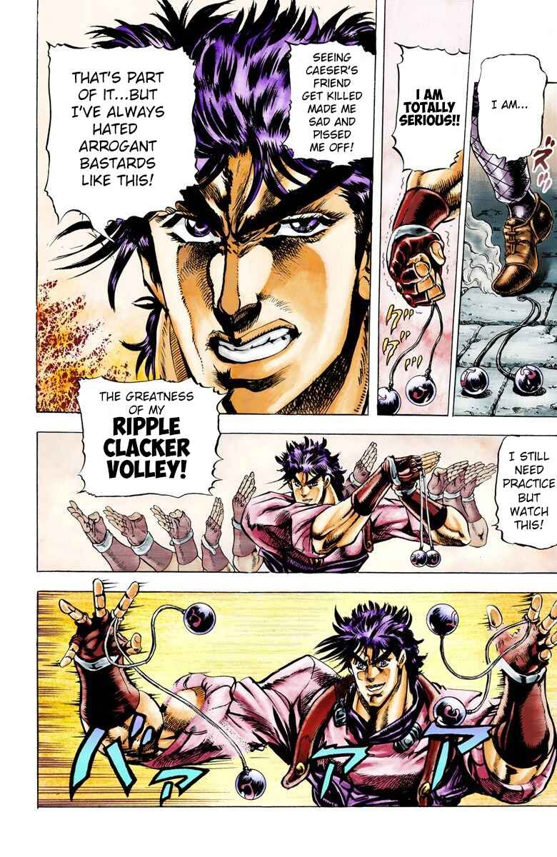 Page 19 Chapter 23 JoJos Bizarre Adventure, Part 2: Battle Tendency (Official Colored)