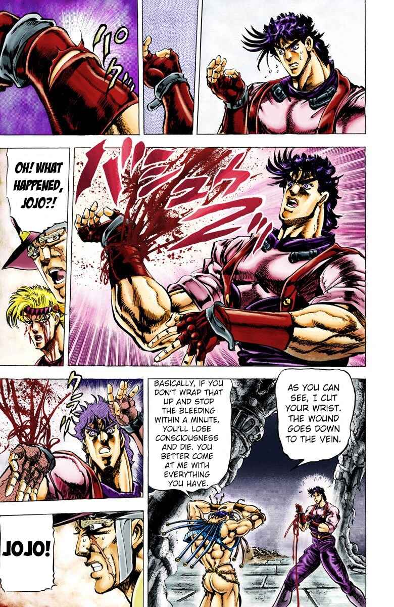 Page 13 Chapter 24 JoJos Bizarre Adventure, Part 2: Battle Tendency (Official Colored)