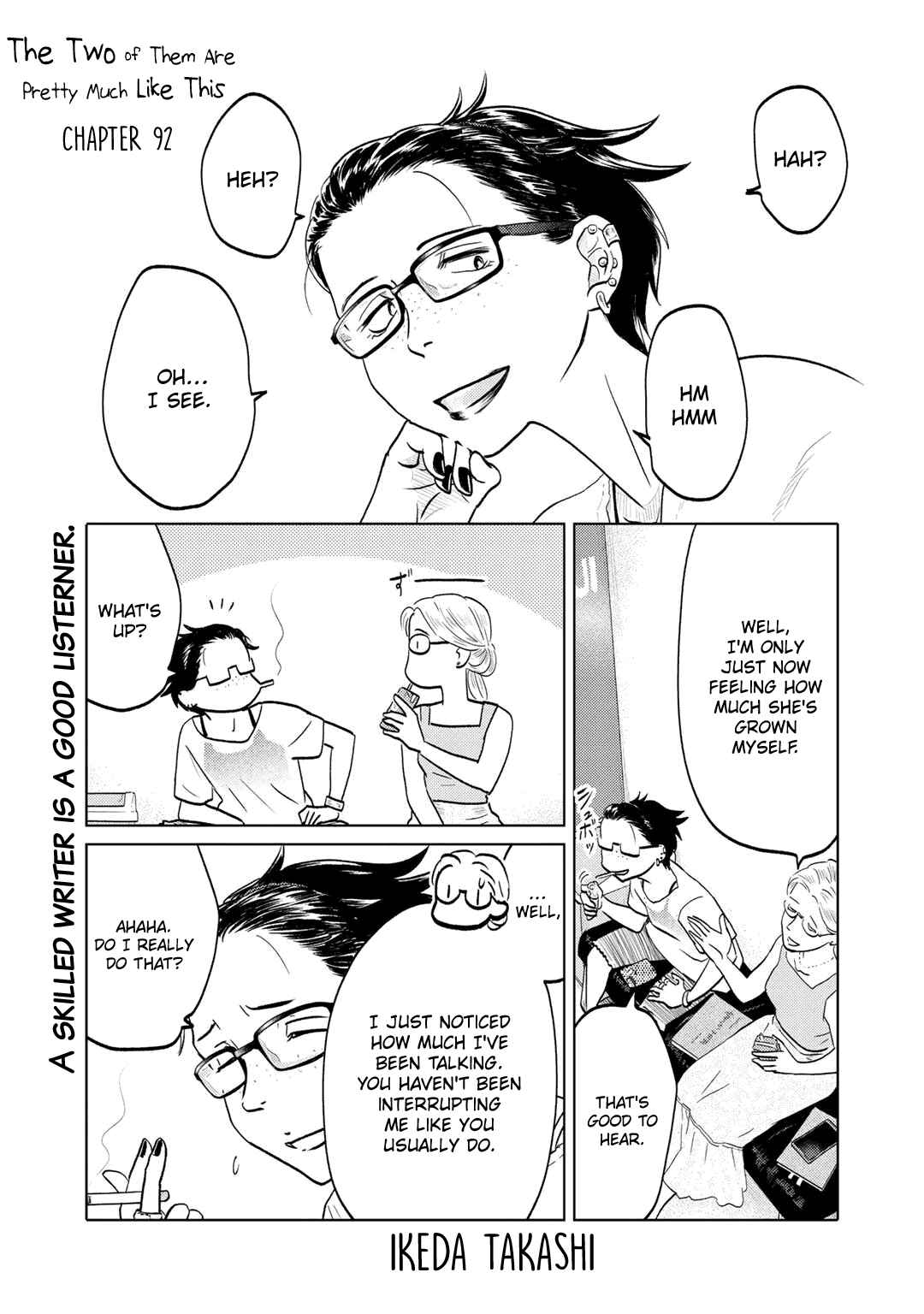 Page 1 Chapter 92 The Two of Them Are Pretty Much Like This