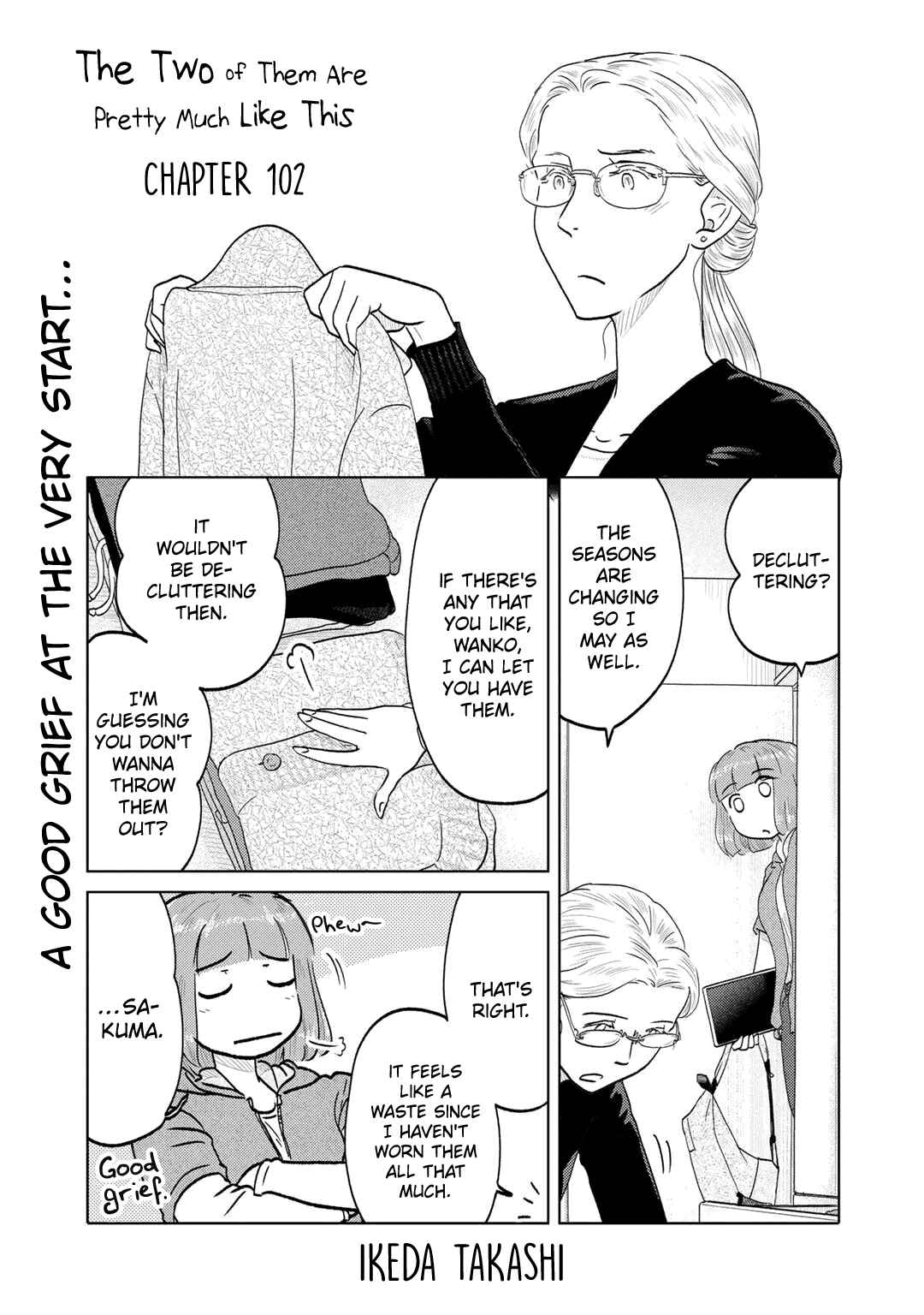 Page 1 Chapter 102 The Two of Them Are Pretty Much Like This