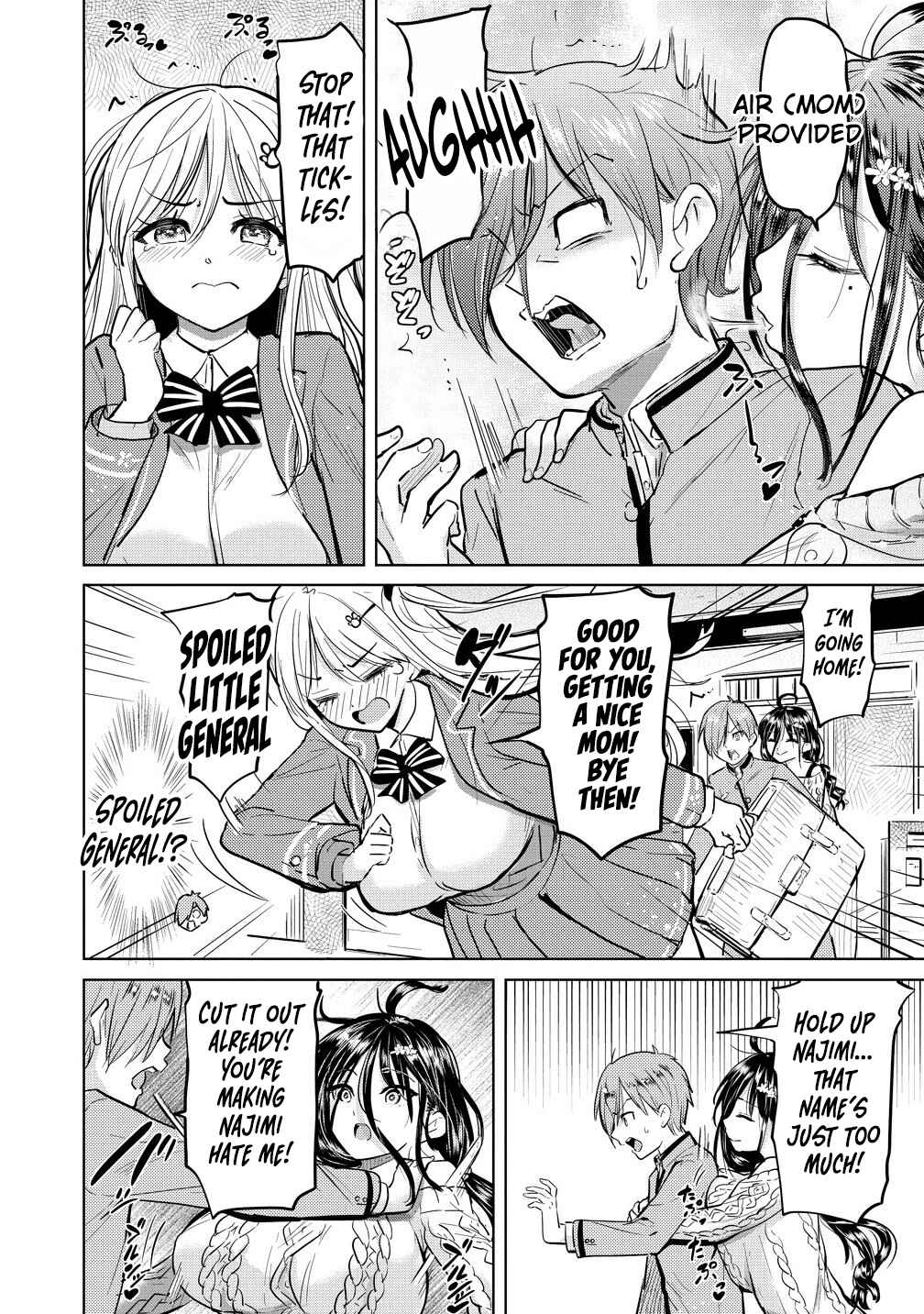 Page 11 Chapter 1 Yonin no Mama no Sei de Ore no Rabukome ga Mama Naranai