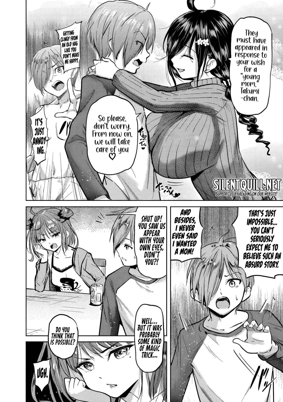 Page 9 Chapter 2 Yonin no Mama no Sei de Ore no Rabukome ga Mama Naranai