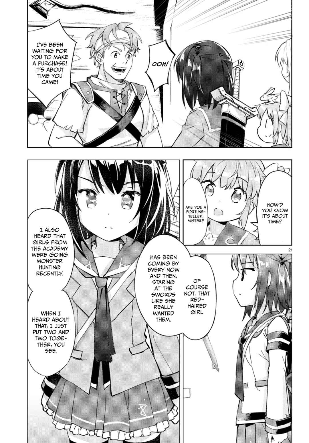 Page 21 Chapter 60 Kenshi wo Mezashite Nyuugaku shita no ni Mahou Tekisei 9999 nan desu kedo!?