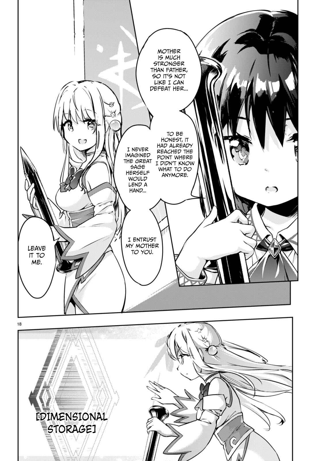 Page 18 Chapter 50 Kenshi wo Mezashite Nyuugaku shita no ni Mahou Tekisei 9999 nan desu kedo!?