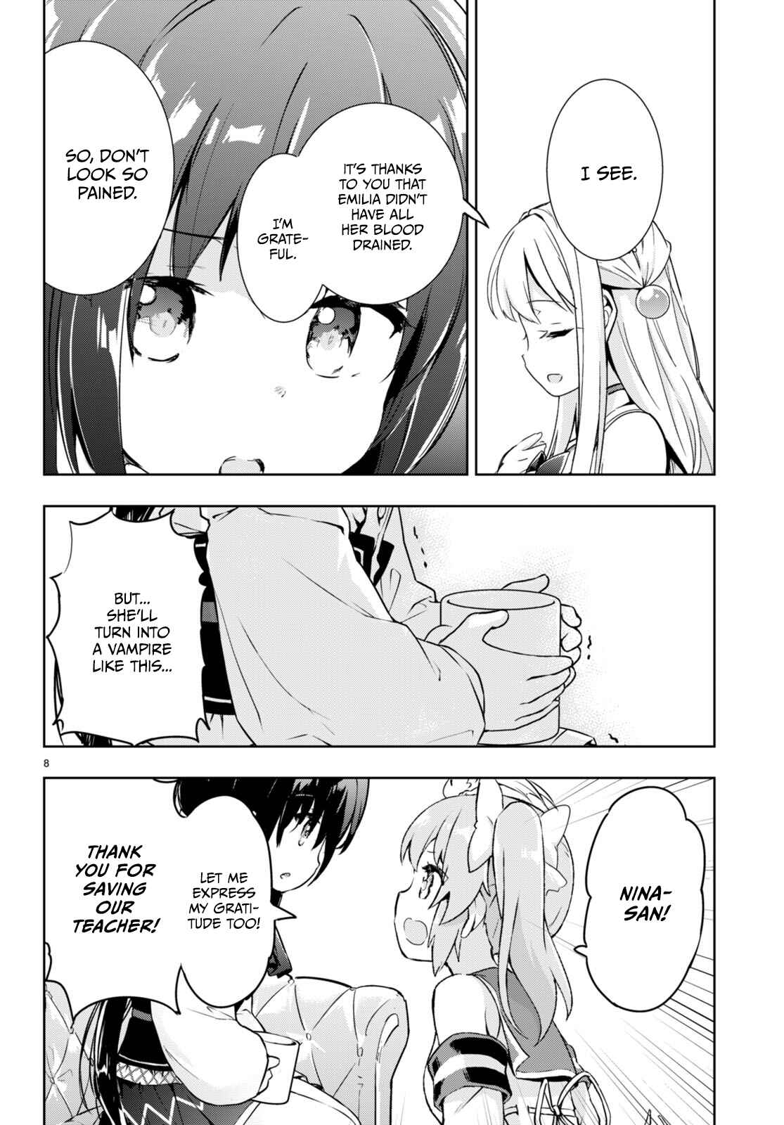 Page 8 Chapter 50 Kenshi wo Mezashite Nyuugaku shita no ni Mahou Tekisei 9999 nan desu kedo!?