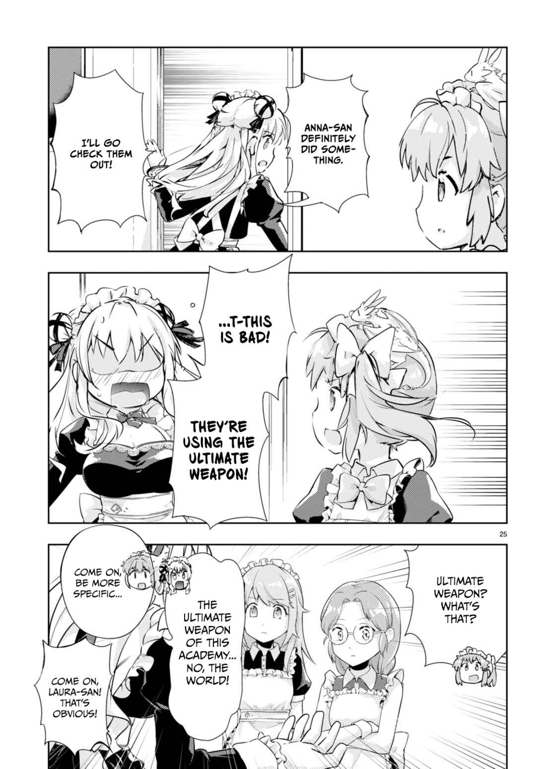 Page 24 Chapter 57 Kenshi wo Mezashite Nyuugaku shita no ni Mahou Tekisei 9999 nan desu kedo!?