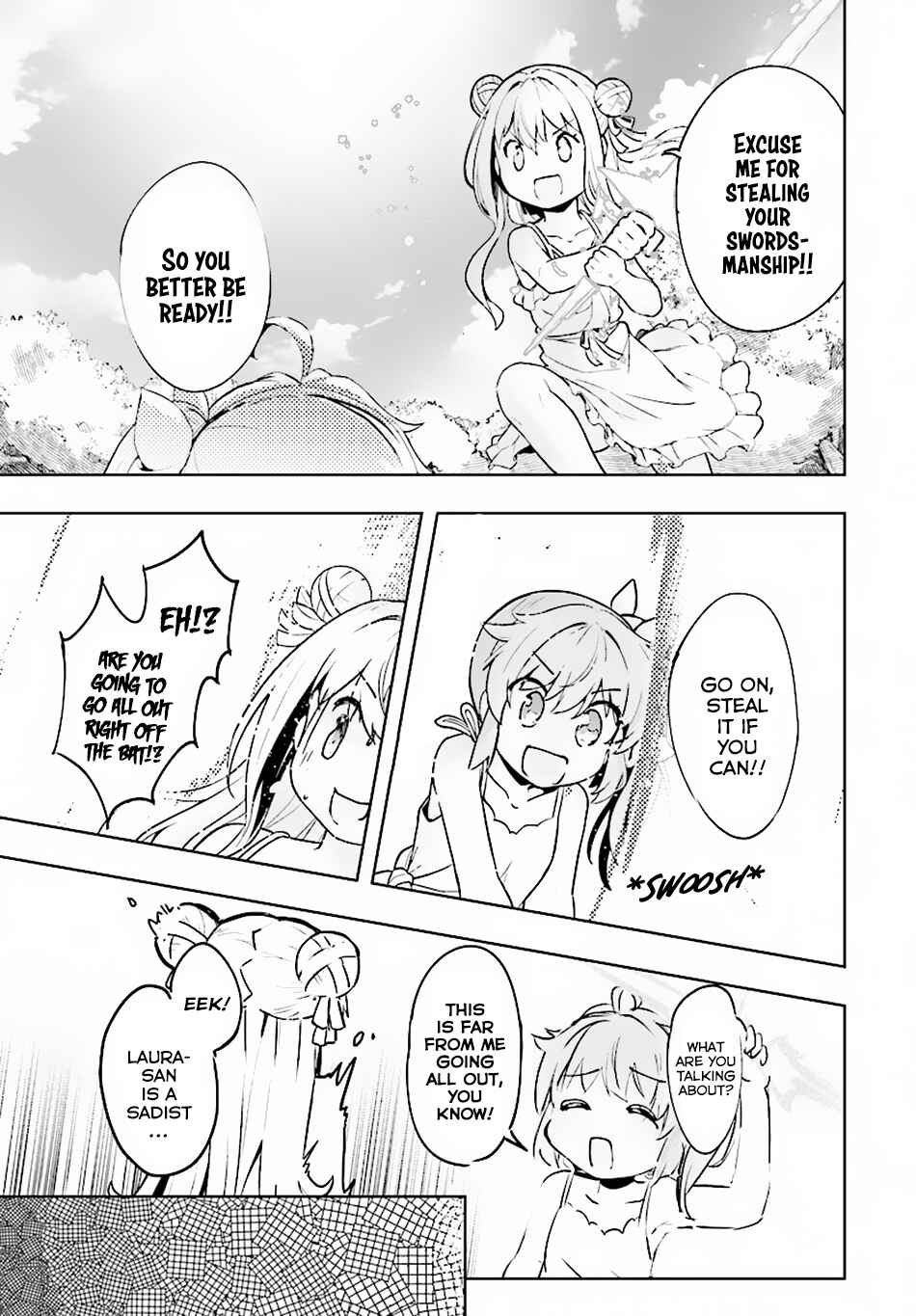 Page 33 Chapter 13 Kenshi wo Mezashite Nyuugaku shita no ni Mahou Tekisei 9999 nan desu kedo!?