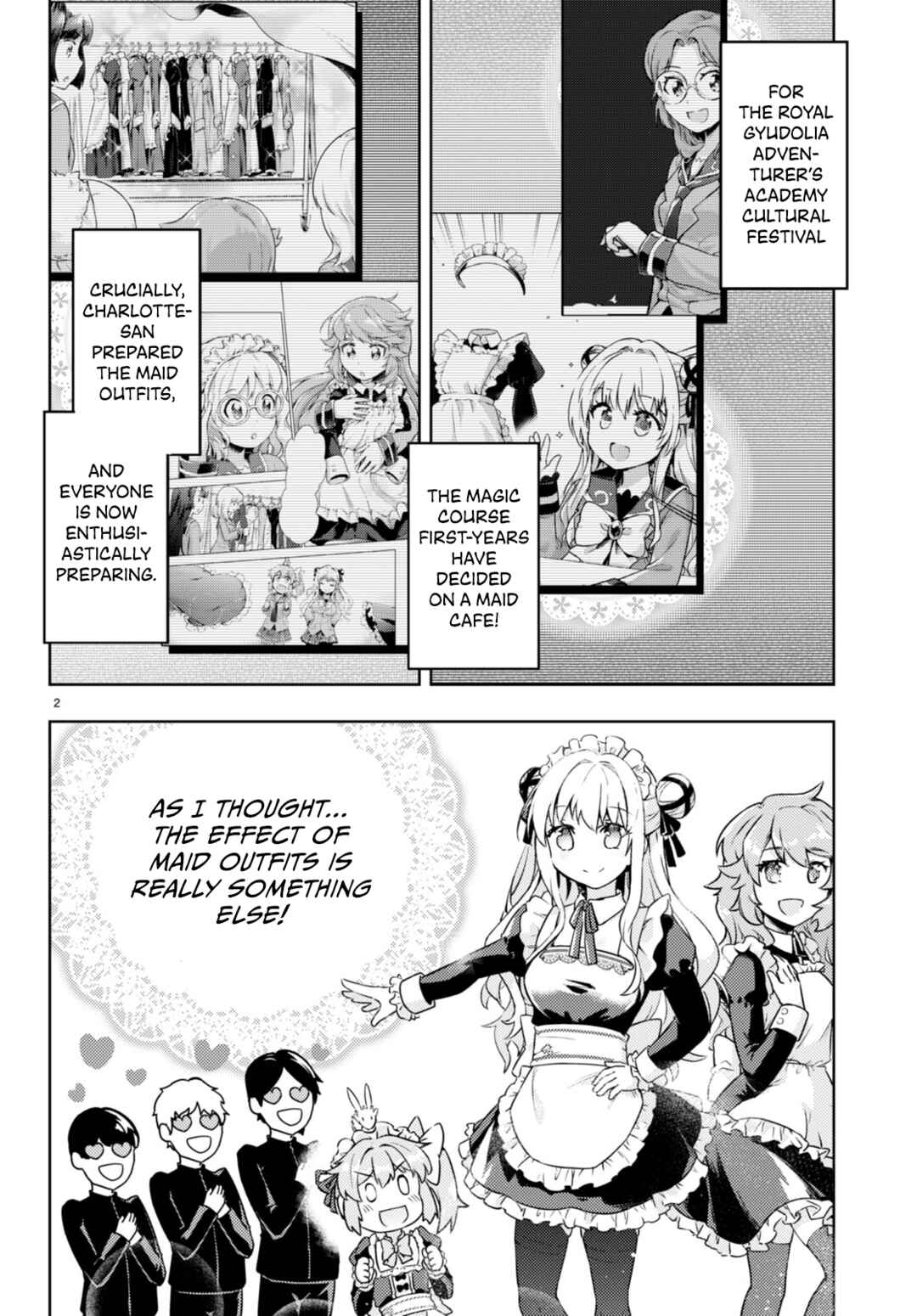 Page 2 Chapter 56 Kenshi wo Mezashite Nyuugaku shita no ni Mahou Tekisei 9999 nan desu kedo!?