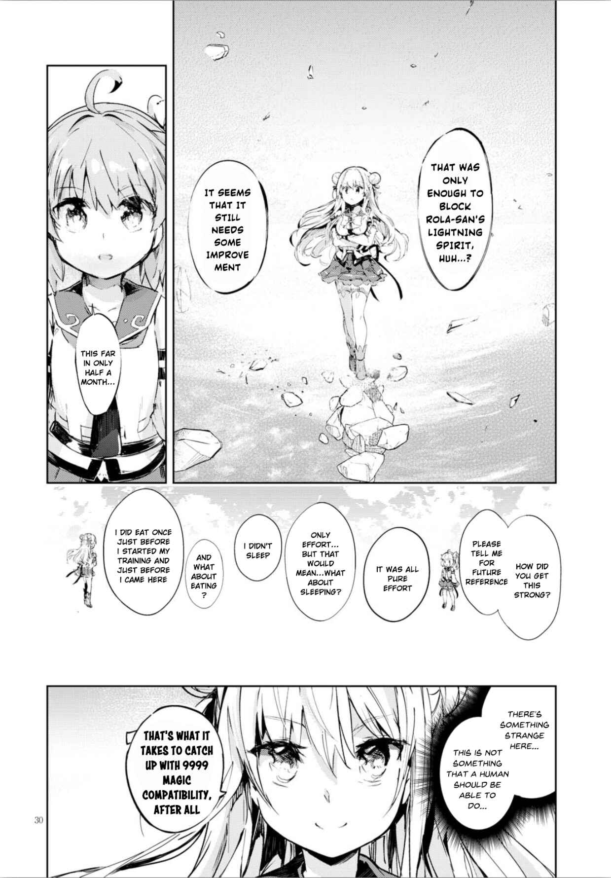 Page 30 Chapter 9 Kenshi wo Mezashite Nyuugaku shita no ni Mahou Tekisei 9999 nan desu kedo!?